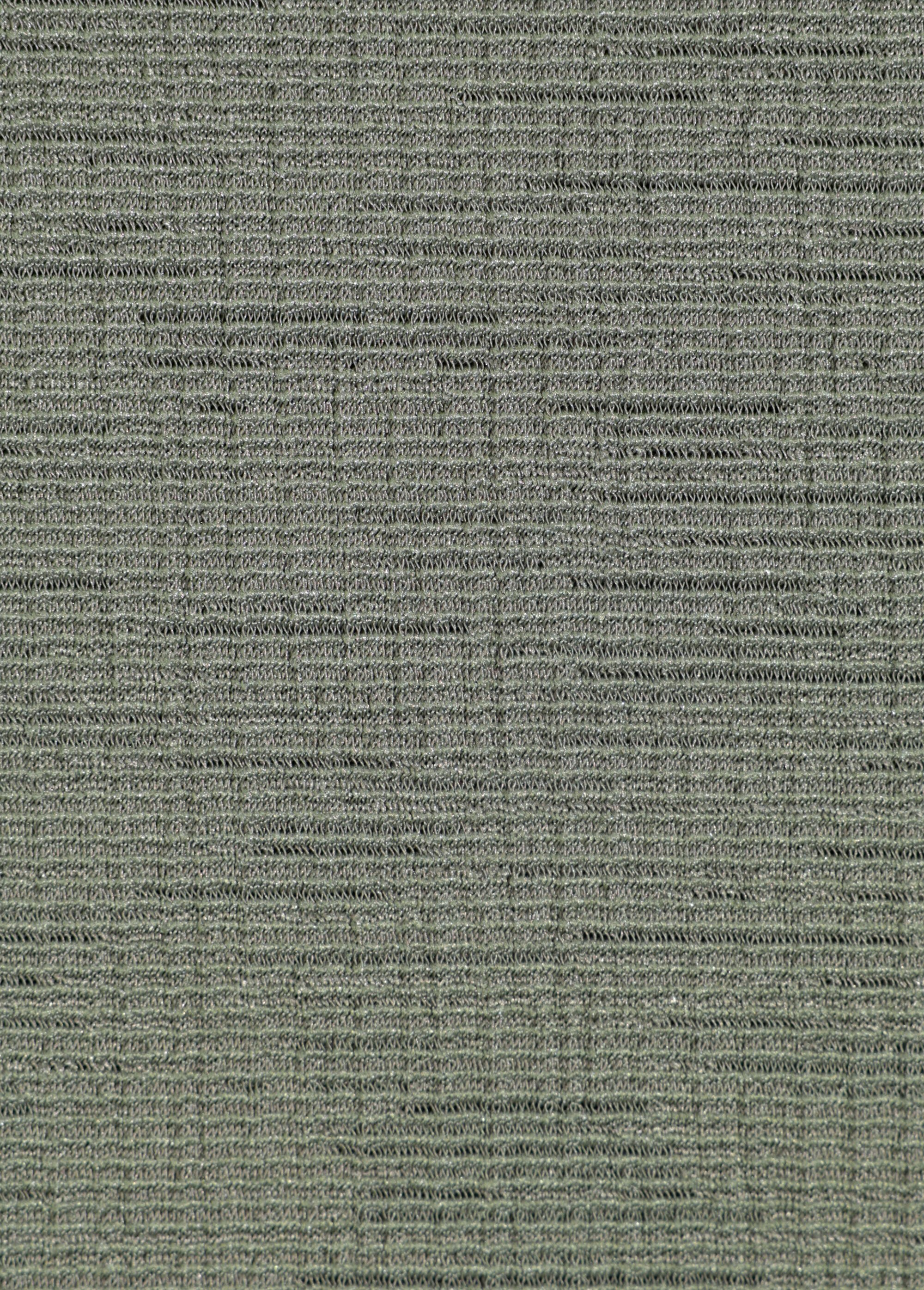 Coupon tissu habillement maille texturée VERT COT142210 DE2