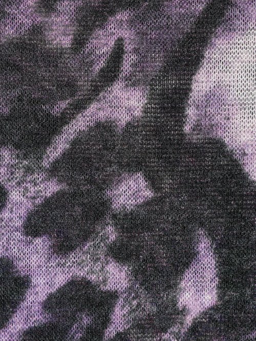 Coupon tissu jersey fantaisie, foncé VIOLET COT150634 DE2