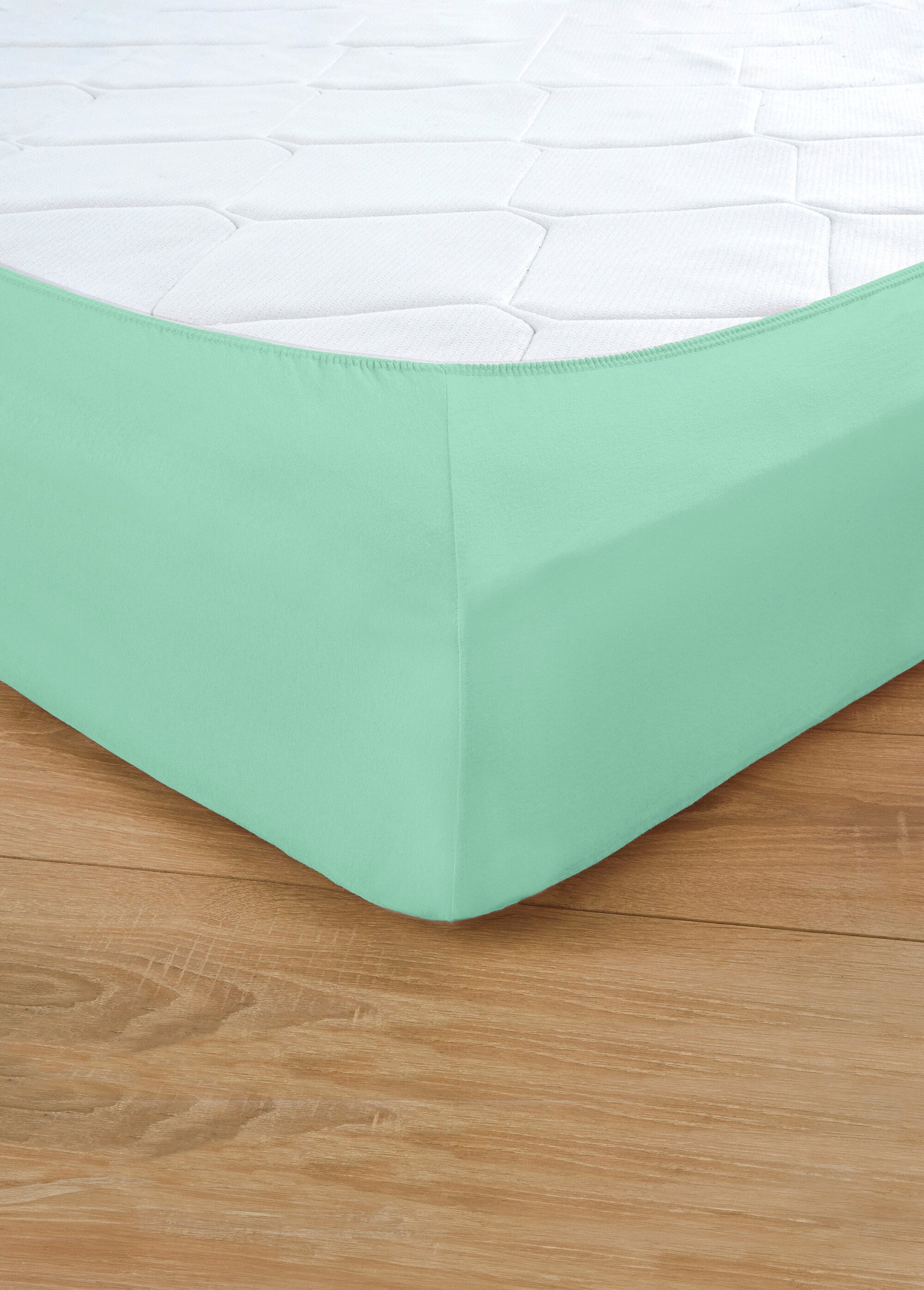 Drap housse jersey coton uni