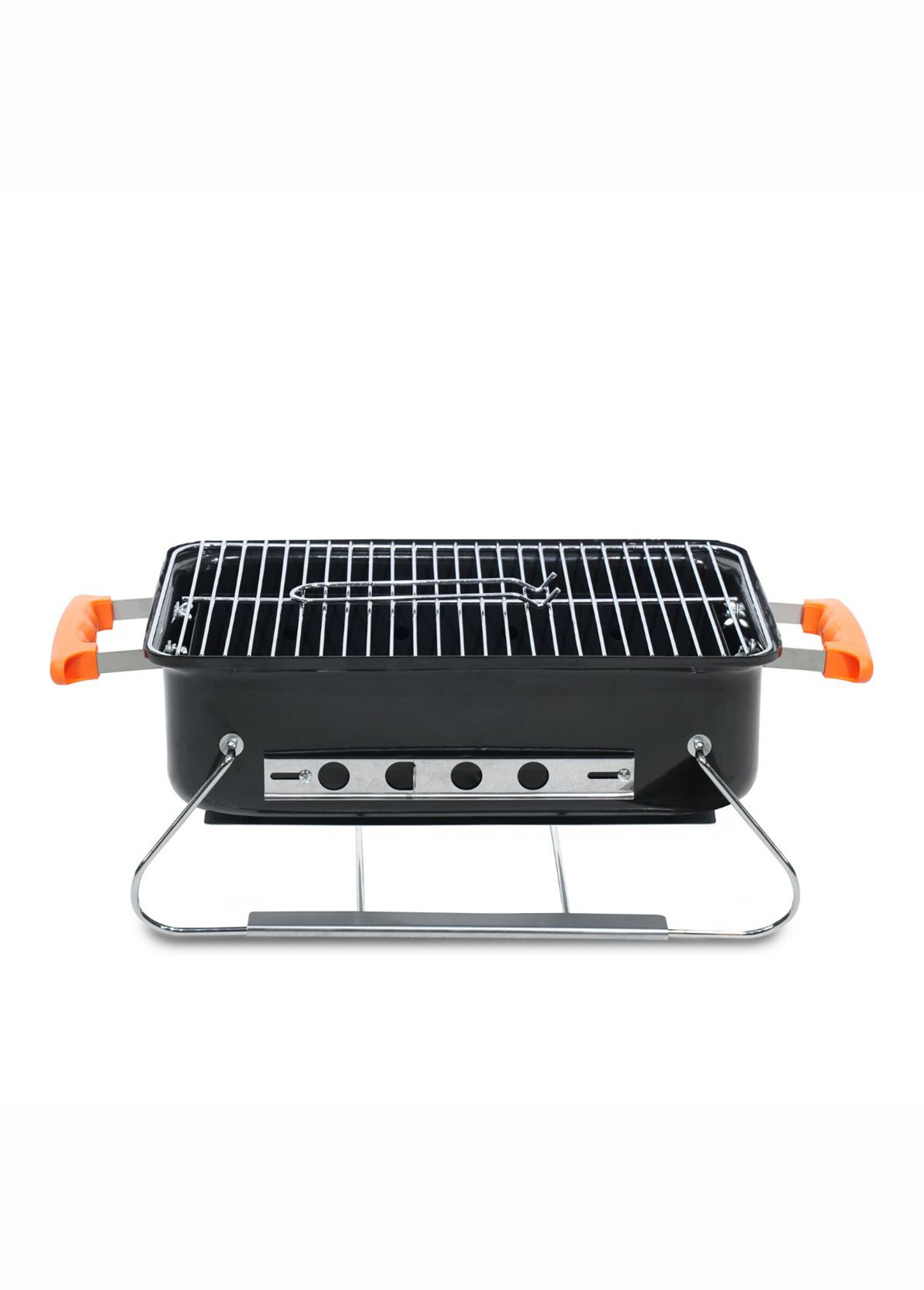 Grill portable avec pieds pliables Noir 9190325 DE2