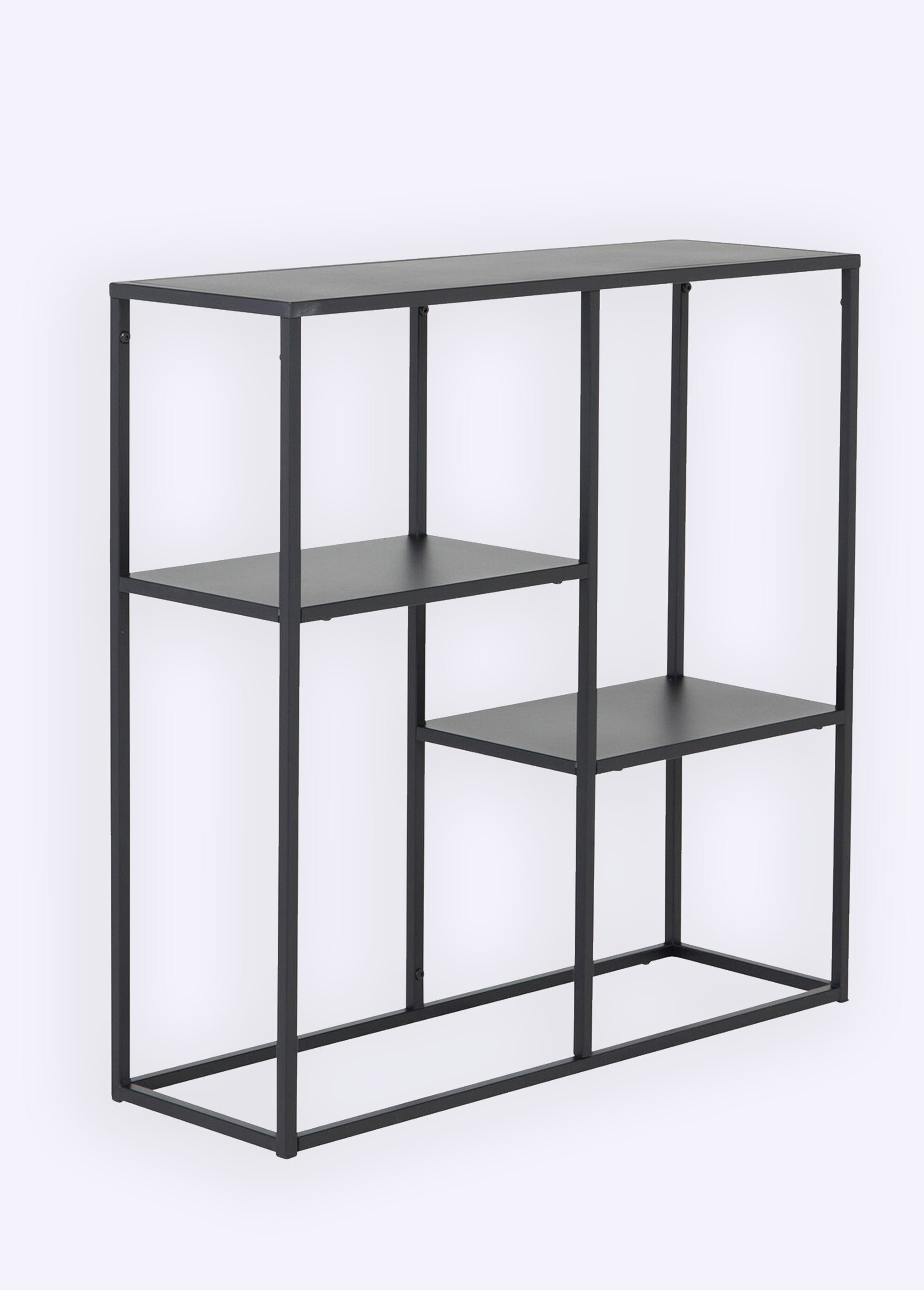 Etagère 3 niveaux en acier, style épuré
