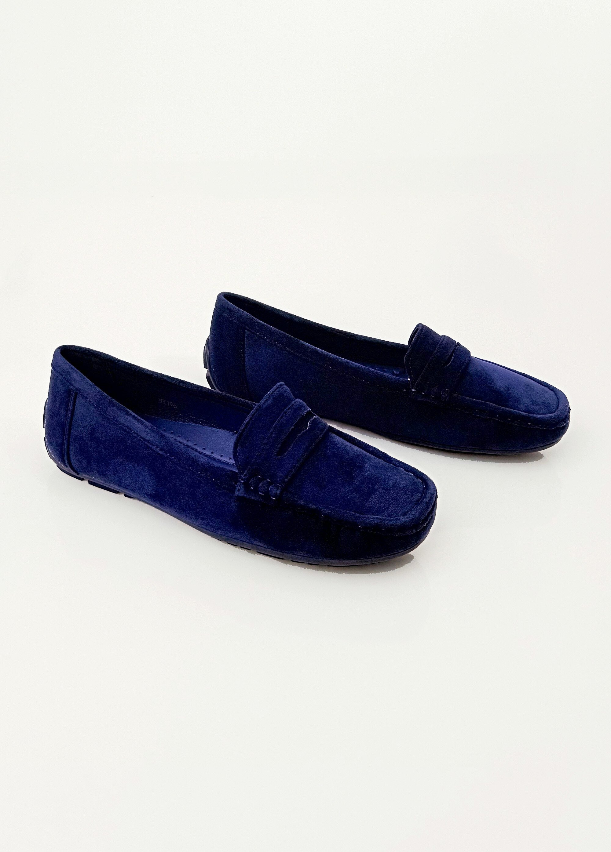 Mocassins essentiels, simili cuir suédé Femme Bleu COVHY196 DE1