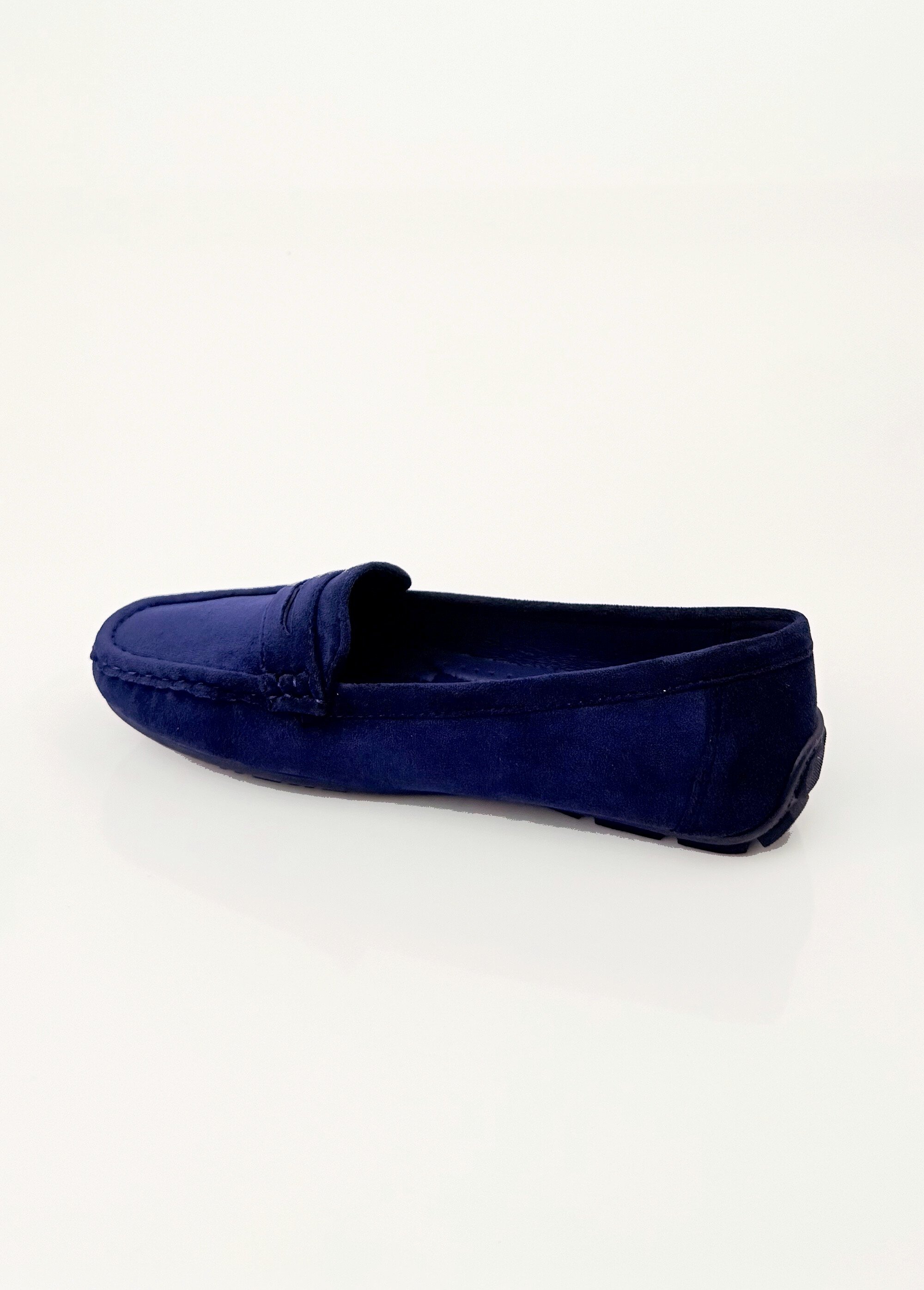 Mocassins essentiels, simili cuir suédé Femme Bleu COVHY196 DO1