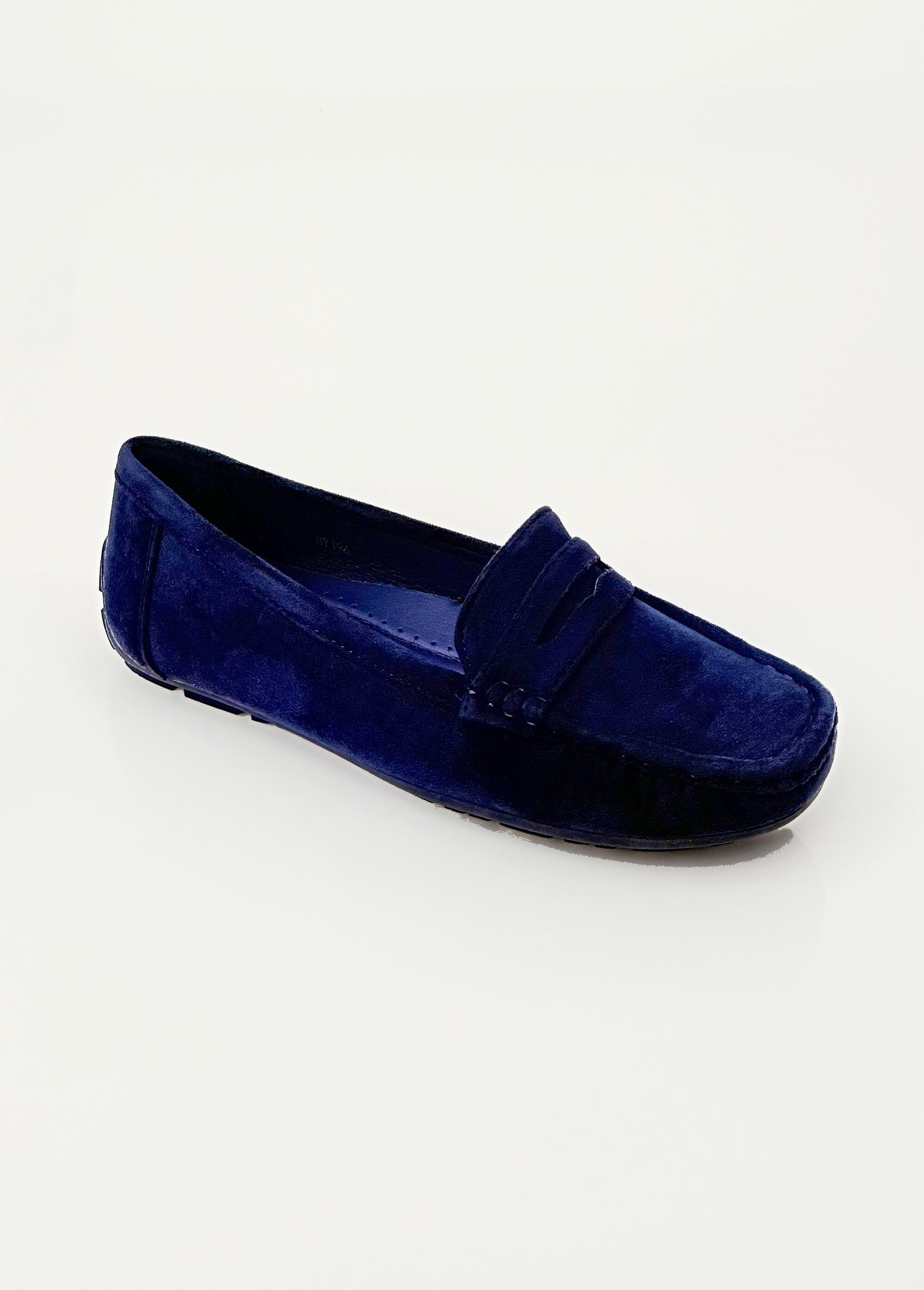 Mocassins essentiels, simili cuir suédé Femme Bleu COVHY196 FA1