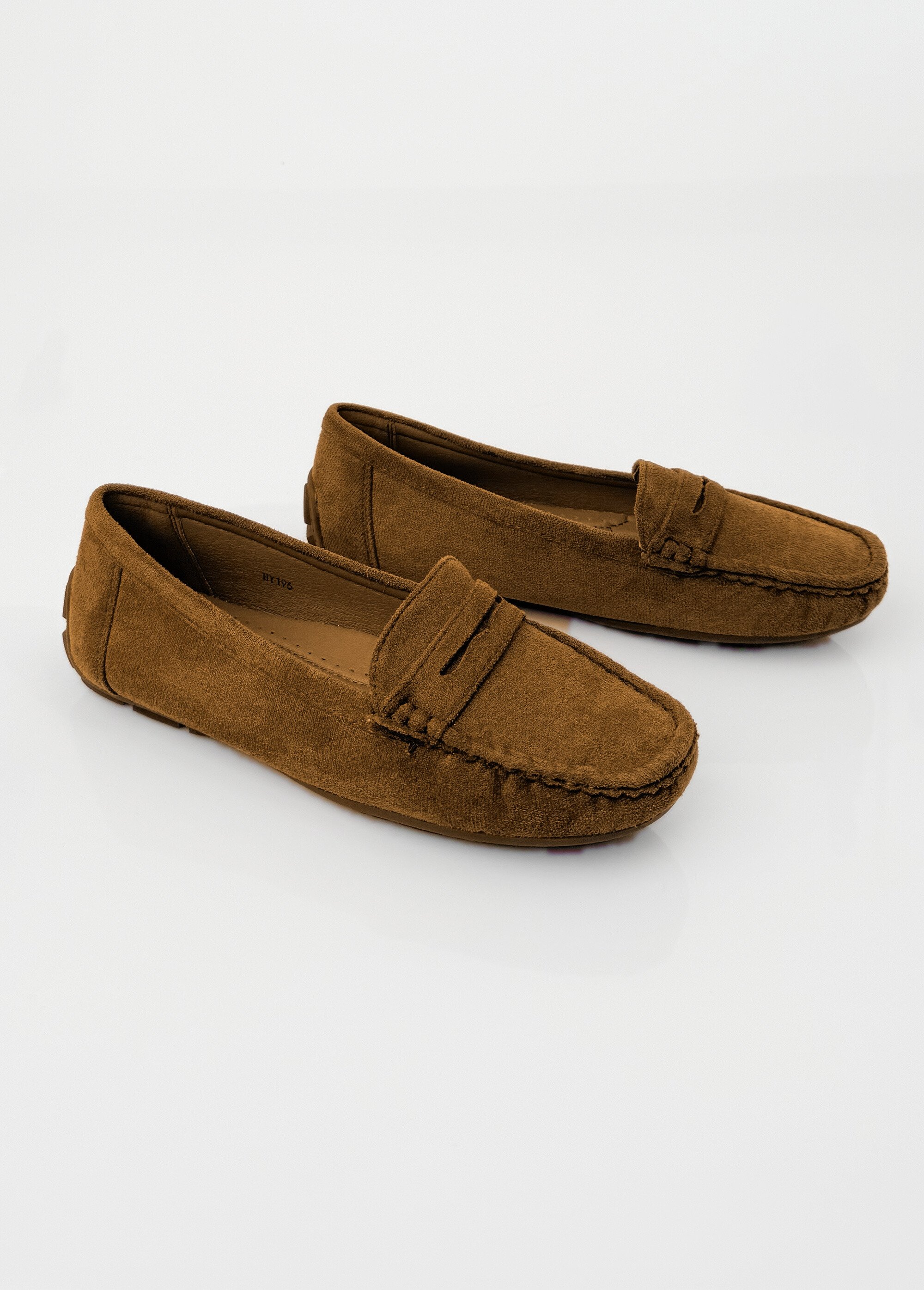 Mocassins essentiels, simili cuir suédé Femme Marron COVHY196 DE1