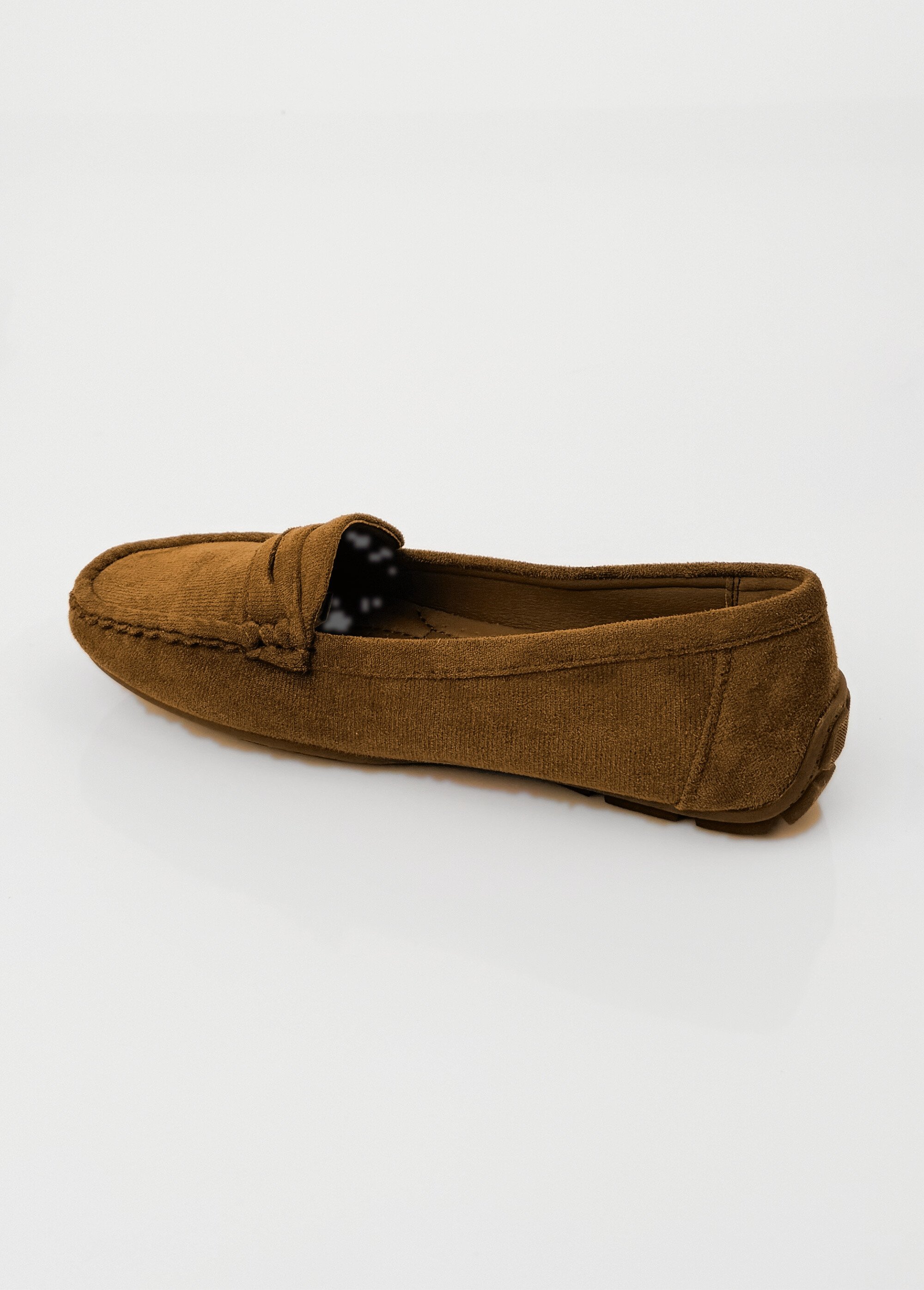 Mocassins essentiels, simili cuir suédé Femme Marron COVHY196 DO1