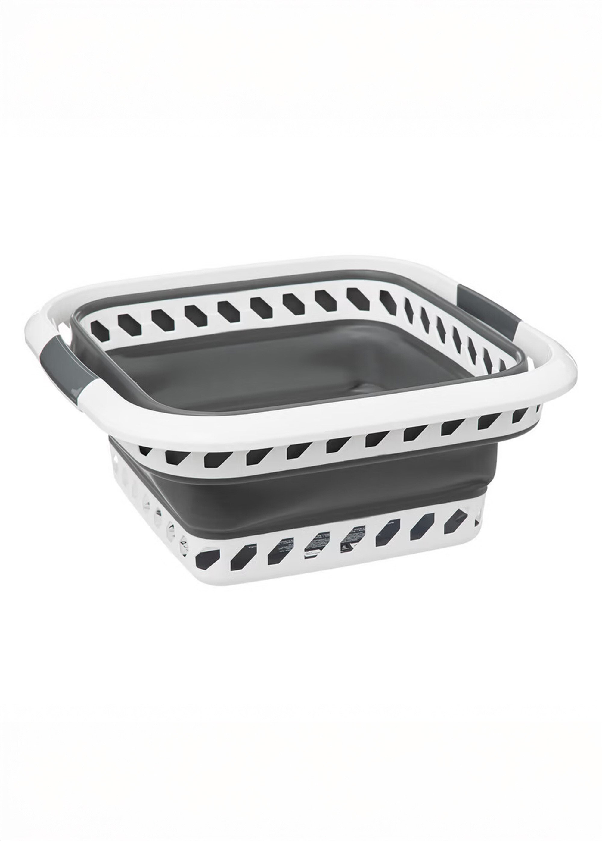 Panier à linge rétractable carré 40L