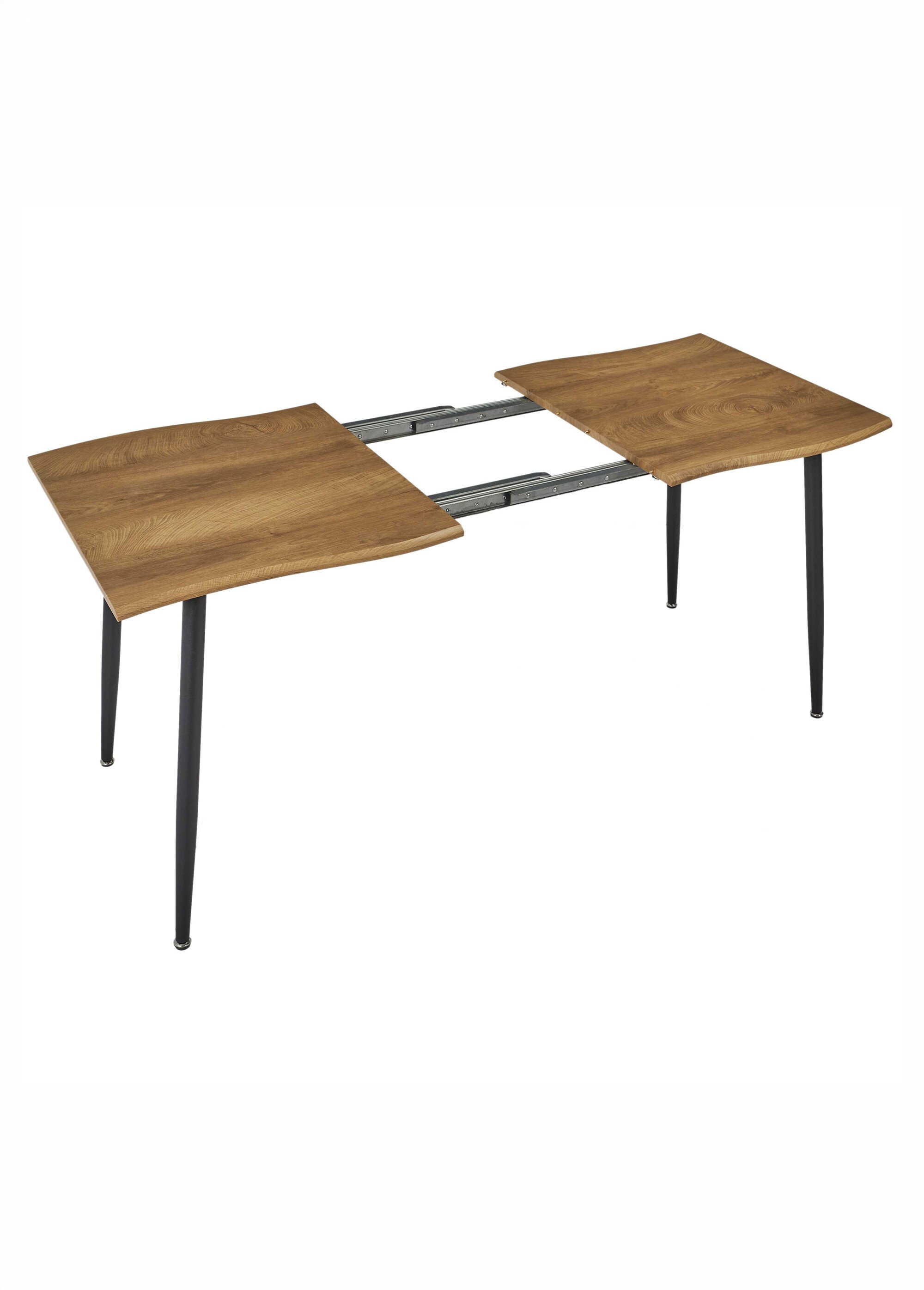 Table basse bois extensible 4 à 6 pers. FOREST MARRON CMP-HD0169 DE3