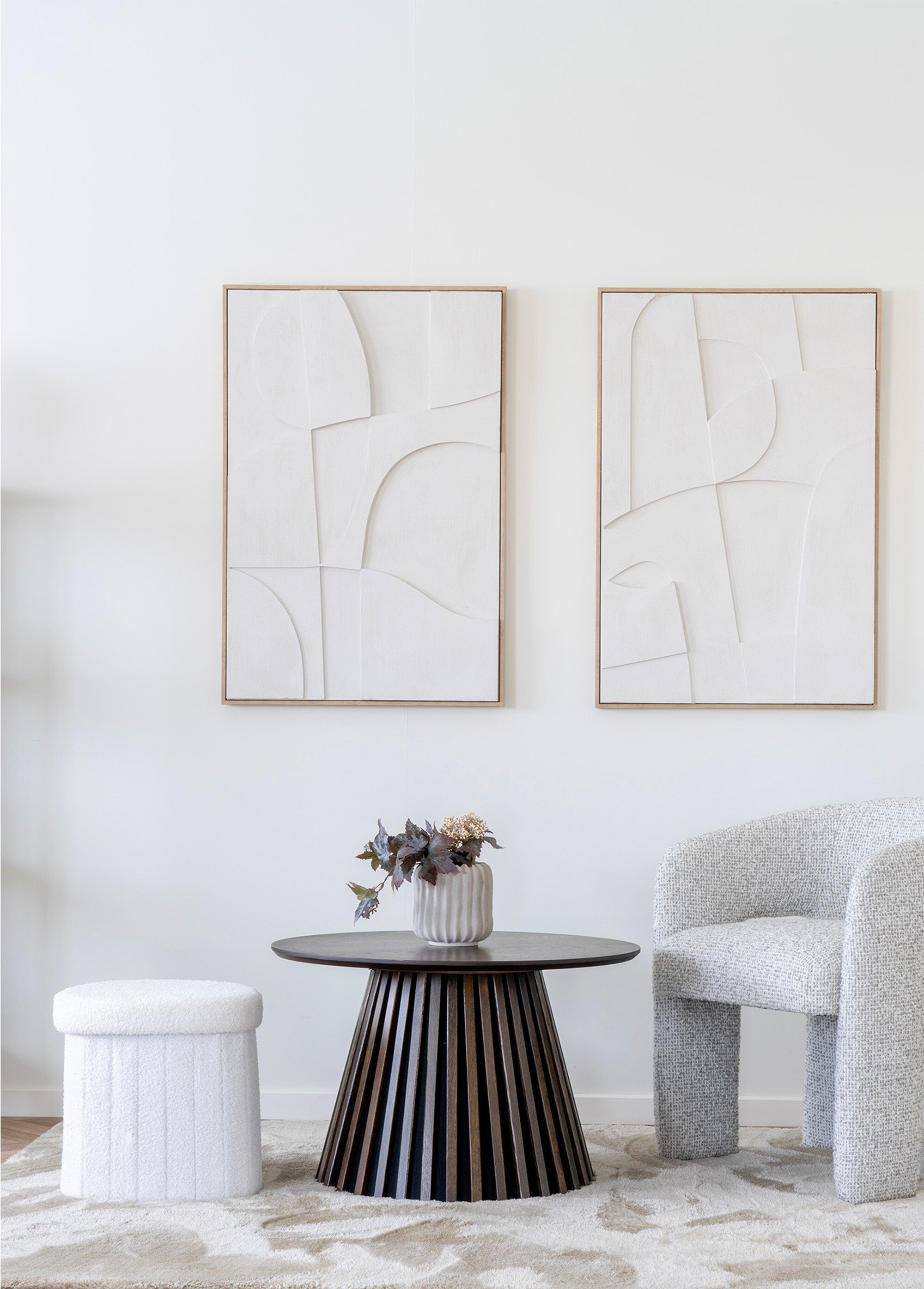 Table basse en chêne plaqué 2F FUME HN-2102081 SI2