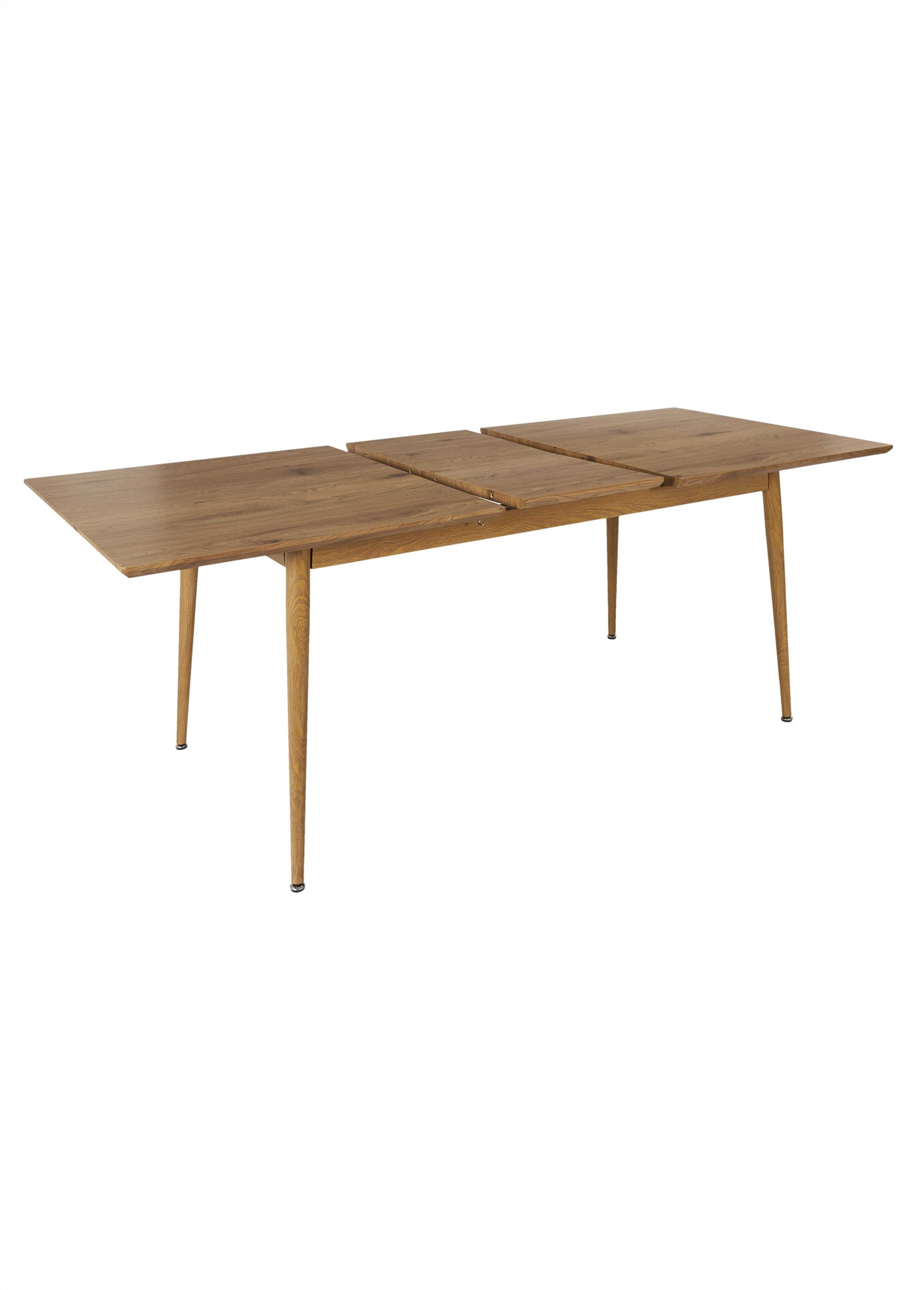 Table extensible bois 6 à 8 pers. PAXTON MARRON CMP-HD0191 DE2