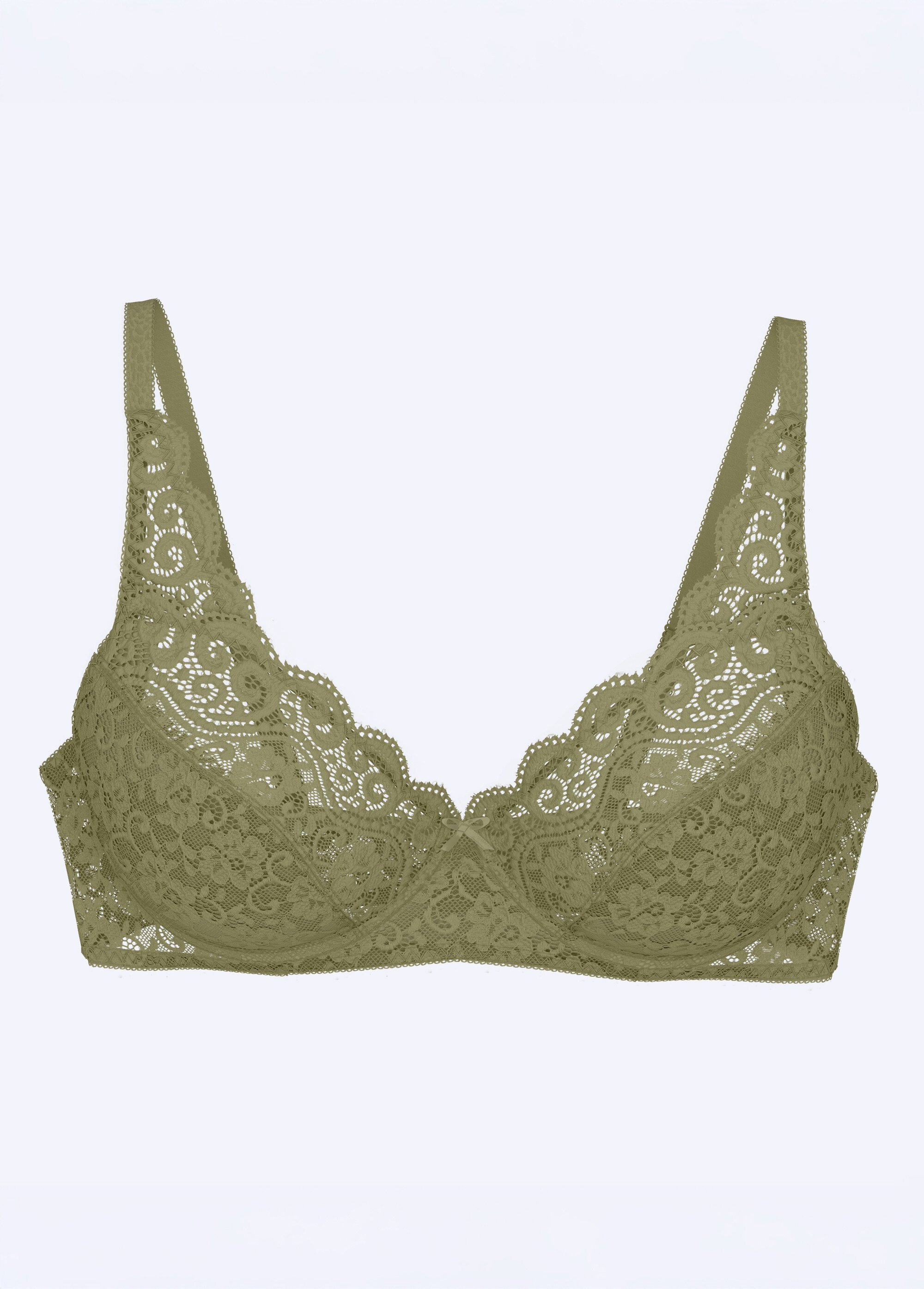 Soutien-gorge Amourette sans armatures Femme Vert VALENTINA AP1