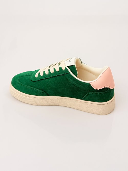 Baskets à lacets avec détail étoile Femme Vert COVFY1152 DO1