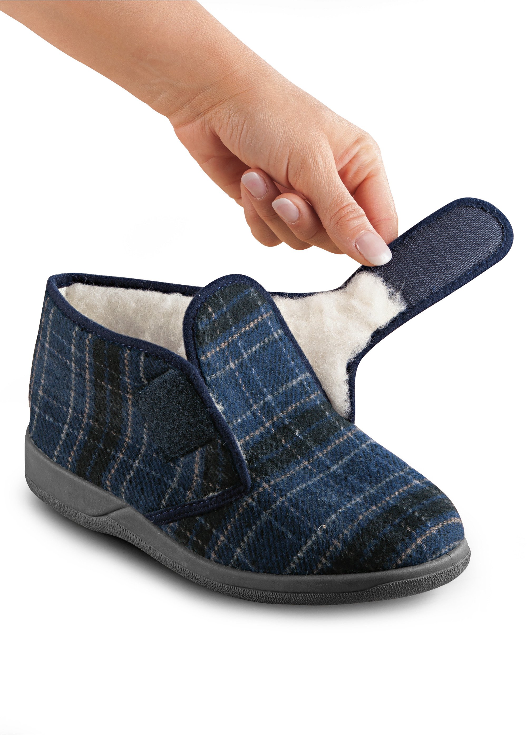 Bottillon en tissu écossais