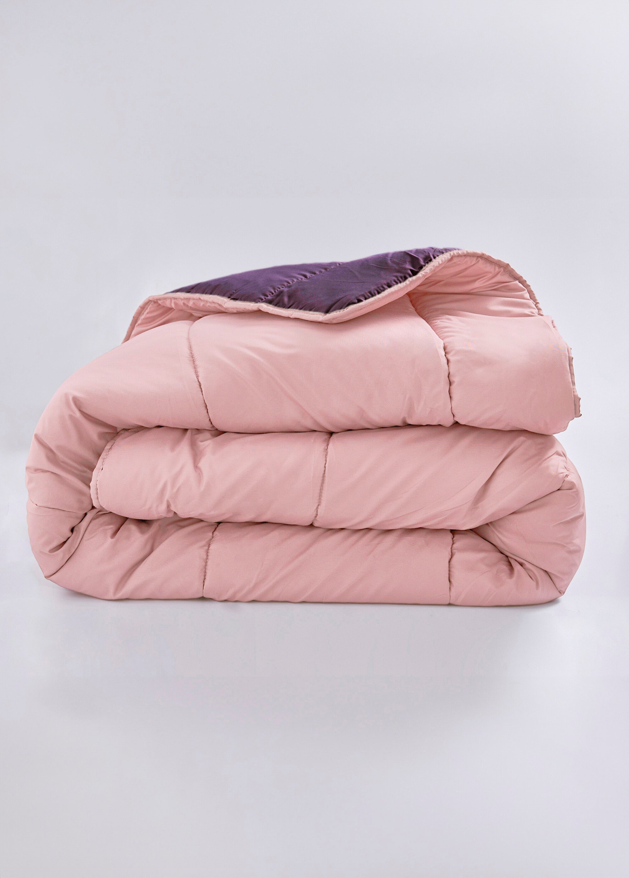Couette microfibre bicolore réversible 400 g/m²