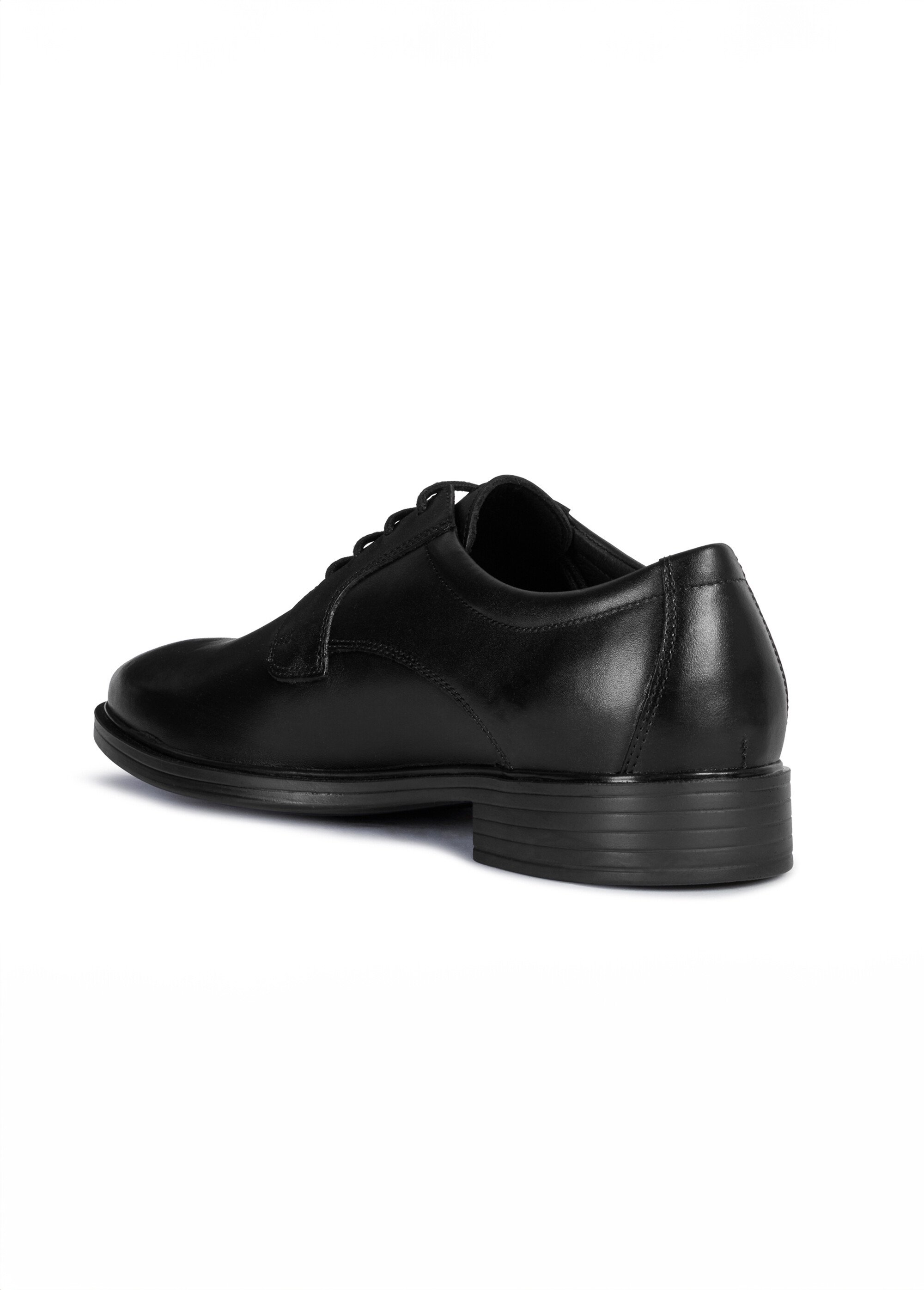 Derbys chic en cuir et à lacets Homme Noir GEO-U024WA DO1