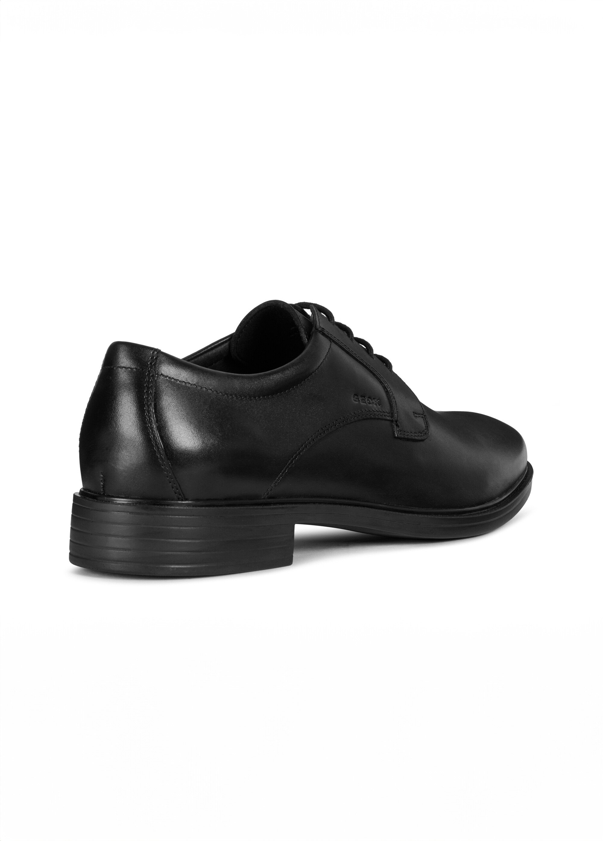 Derbys chic en cuir et à lacets Homme Noir GEO-U024WA DO2