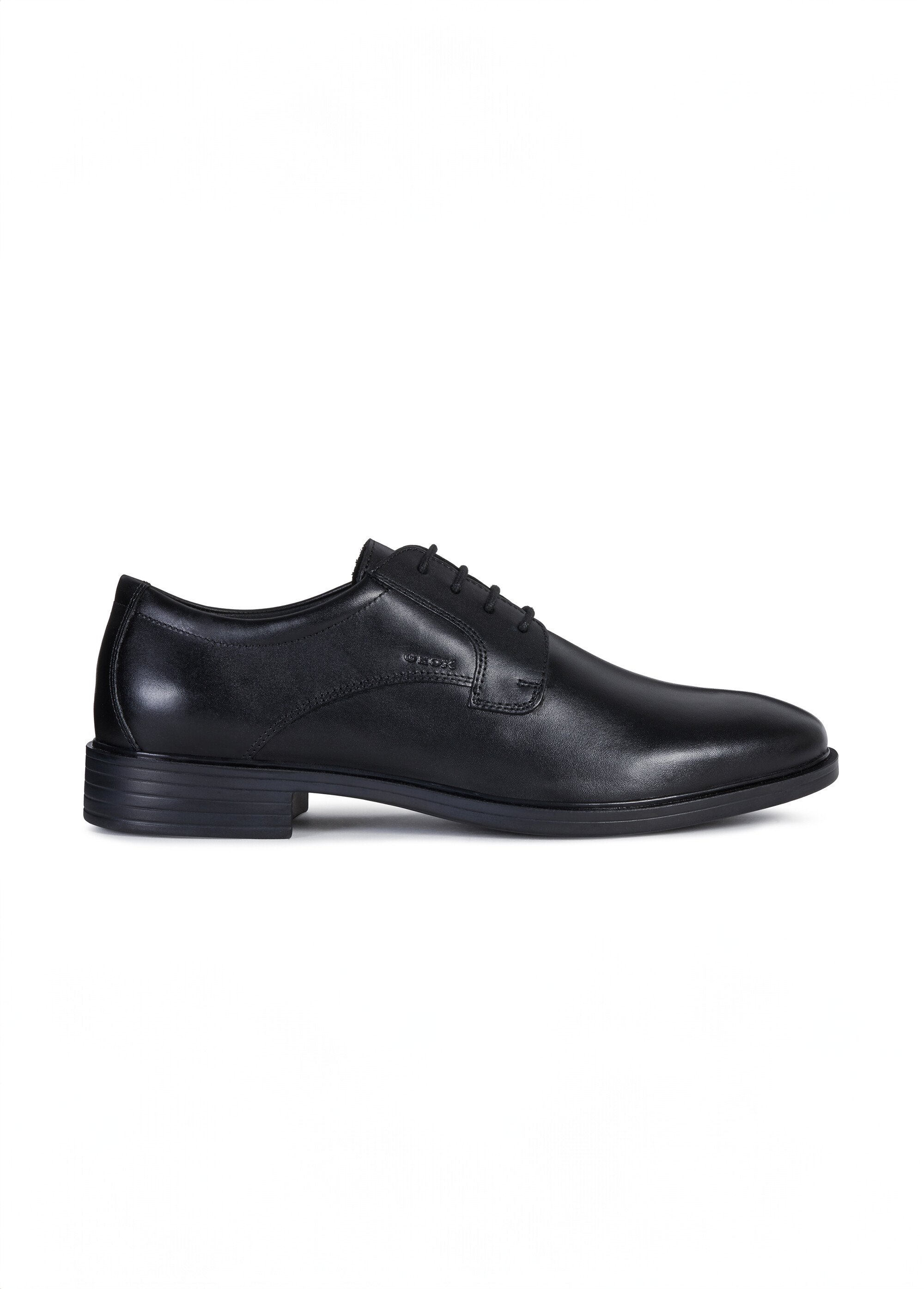 Derbys chic en cuir et à lacets Homme Noir GEO-U024WA DR1