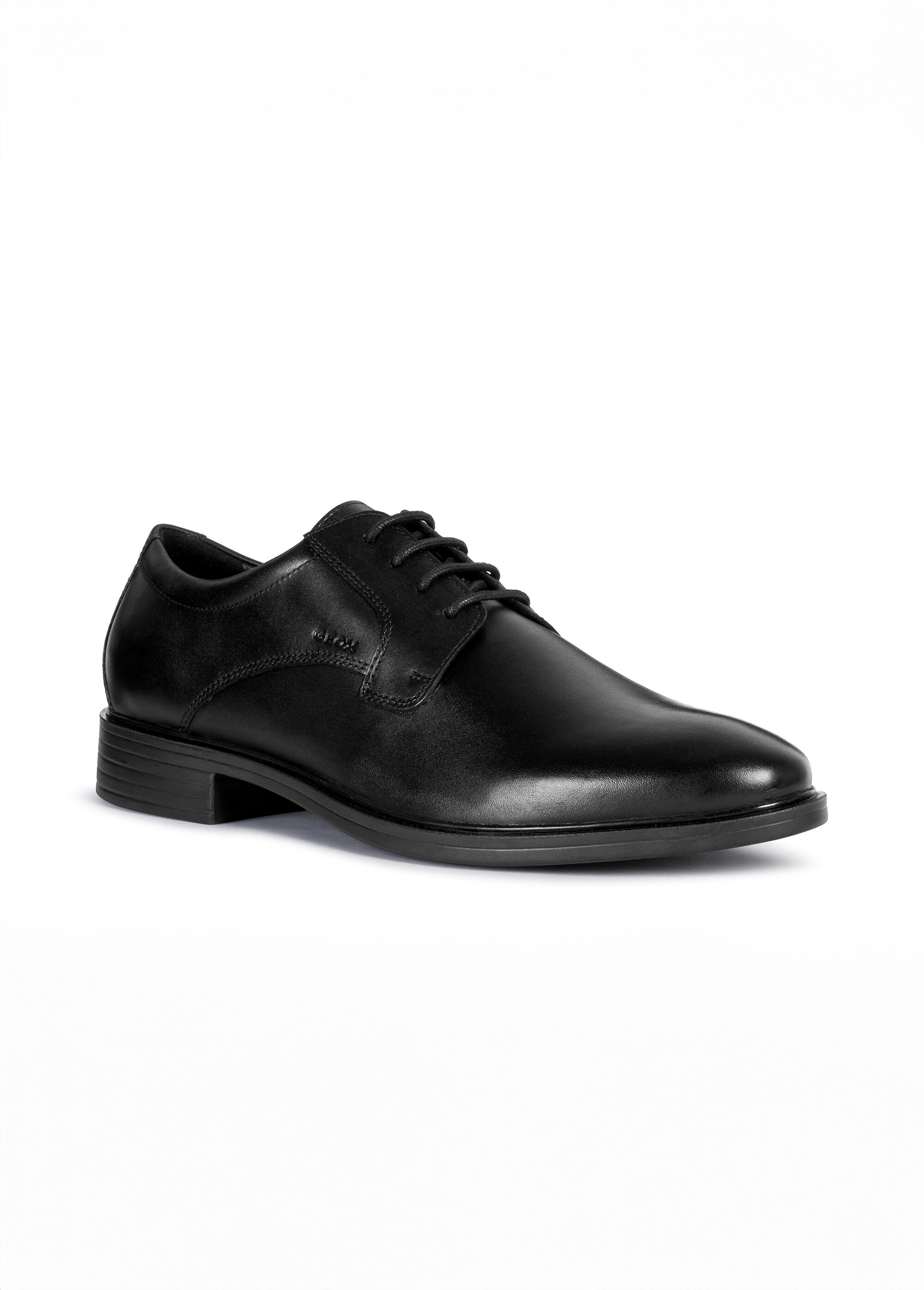 Derbys chic en cuir et à lacets Homme Noir GEO-U024WA FA1