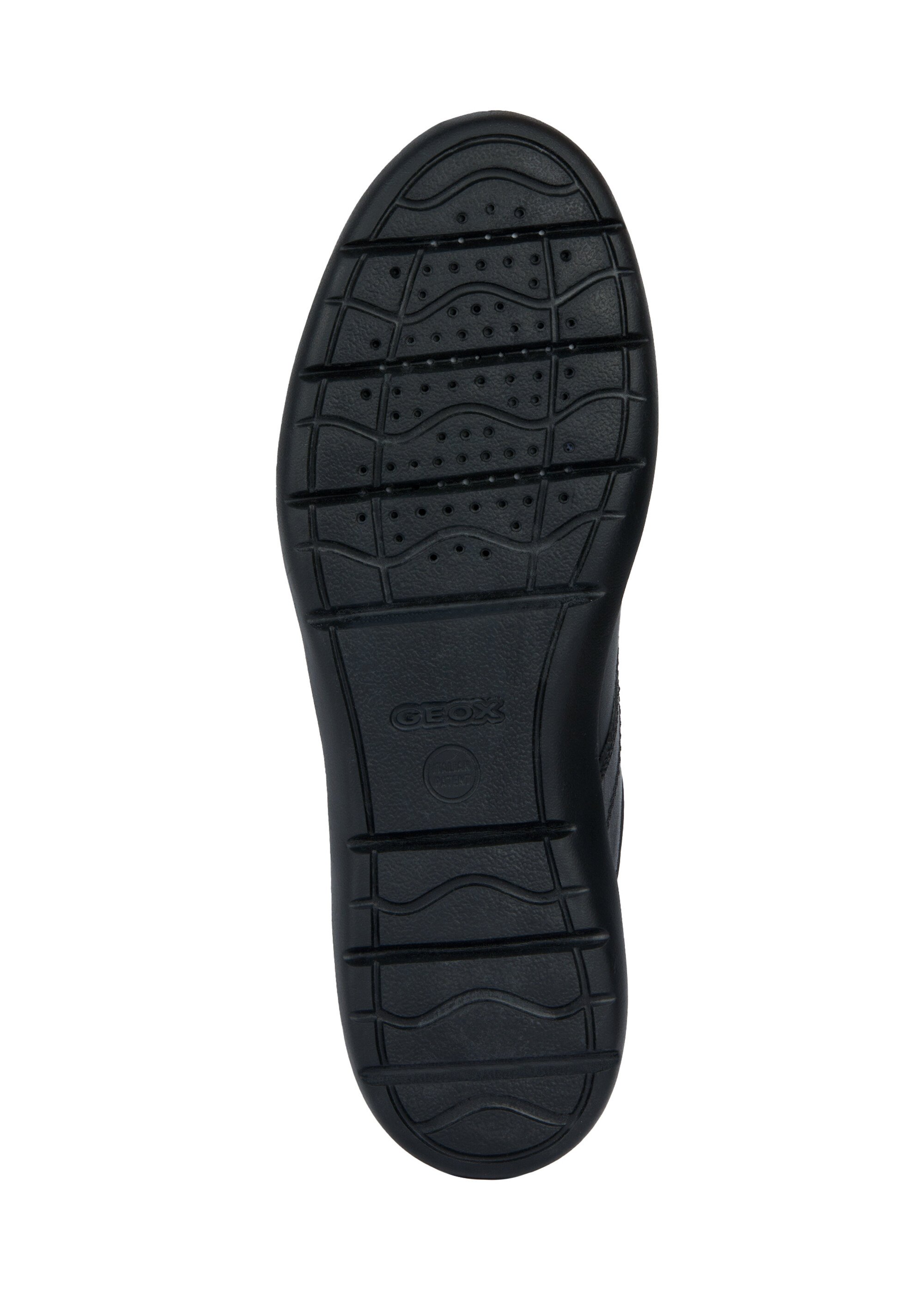 Derbys classiques en cuir et à lacets Homme Noir GEO-U363QA UN1