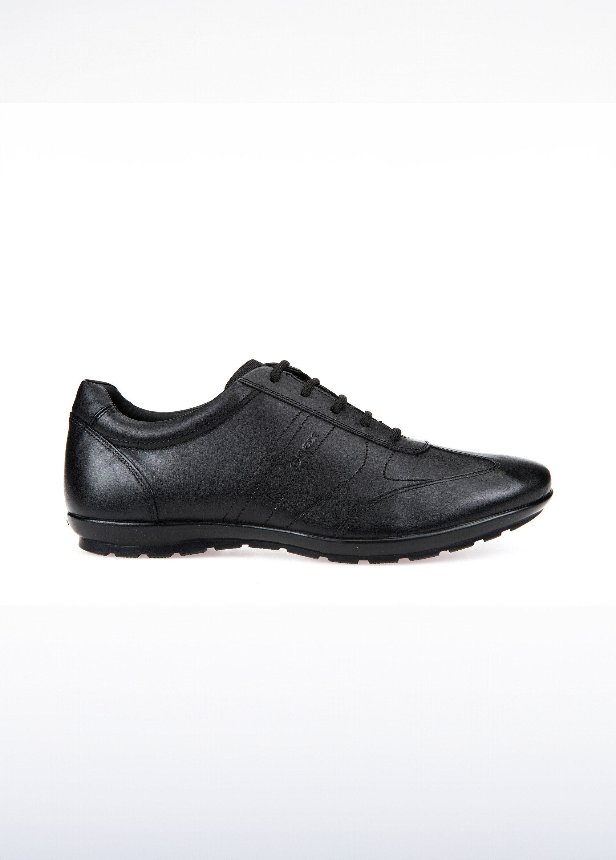 Derbys cuir tendance, semelle antidérapante Homme Noir GEO-U74A5B DR1