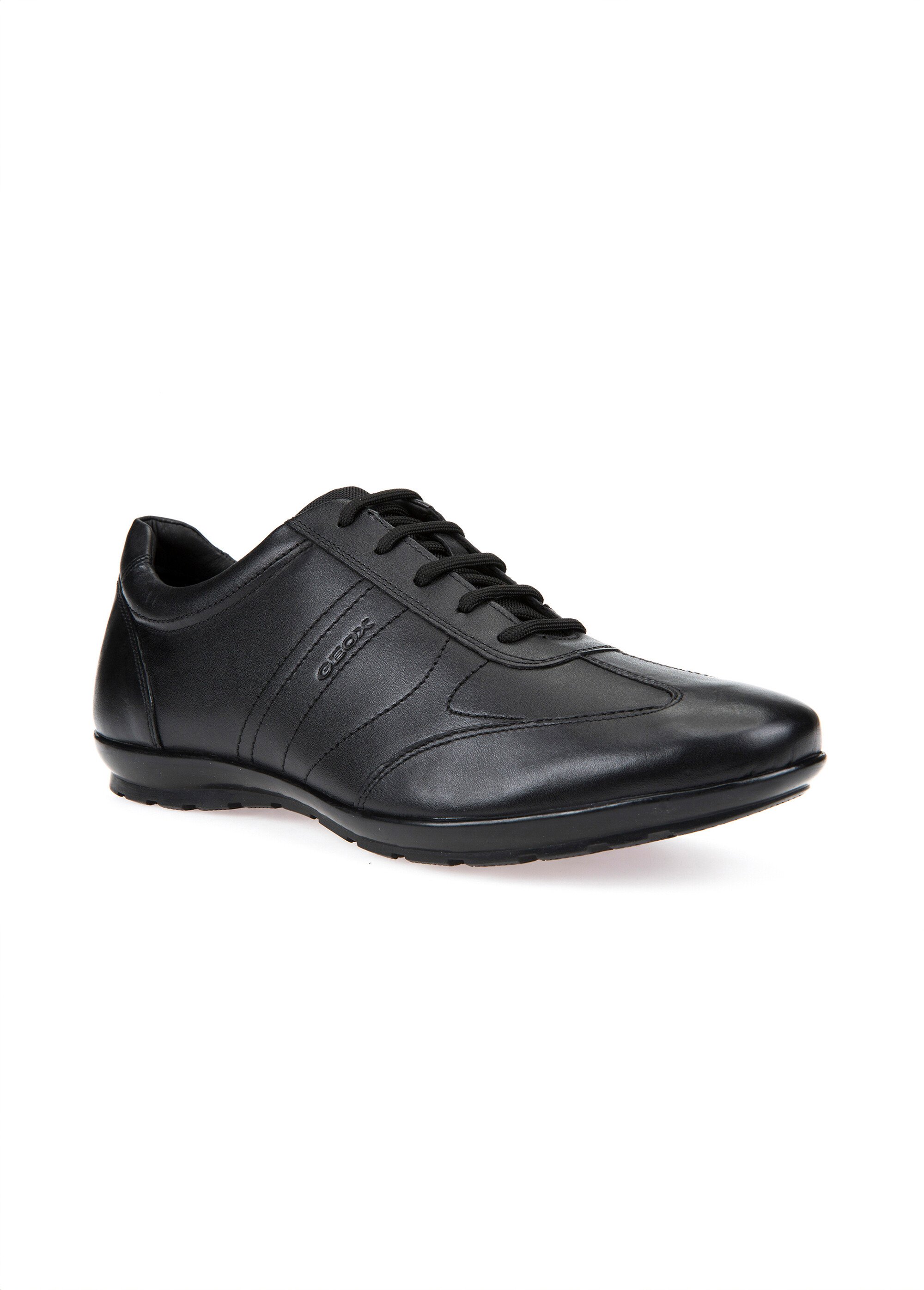 Derbys cuir tendance, semelle antidérapante Homme Noir GEO-U74A5B FA1