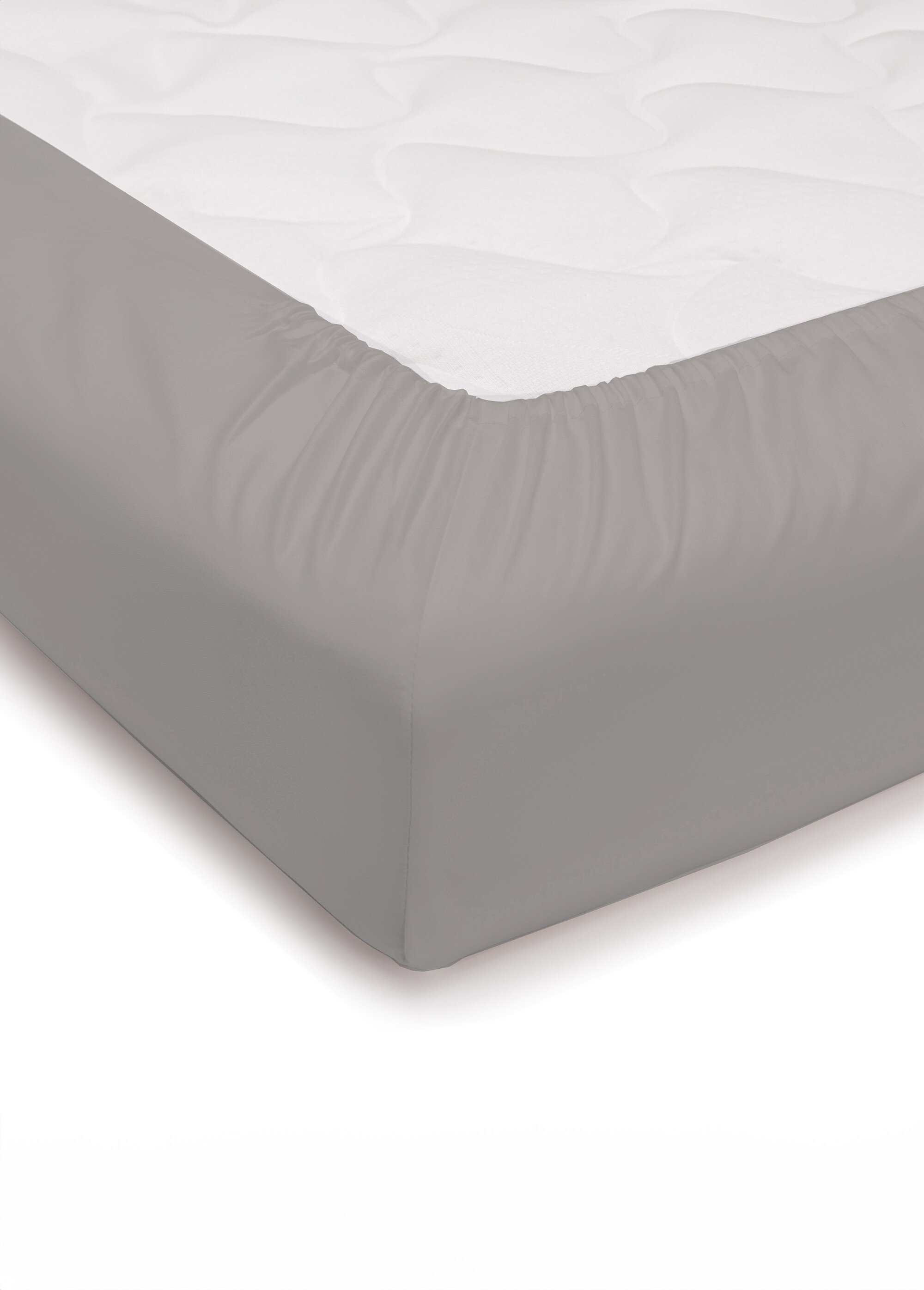 Drap-housse imprimé fleurs flanelle coton Marron RENA-DH FA1