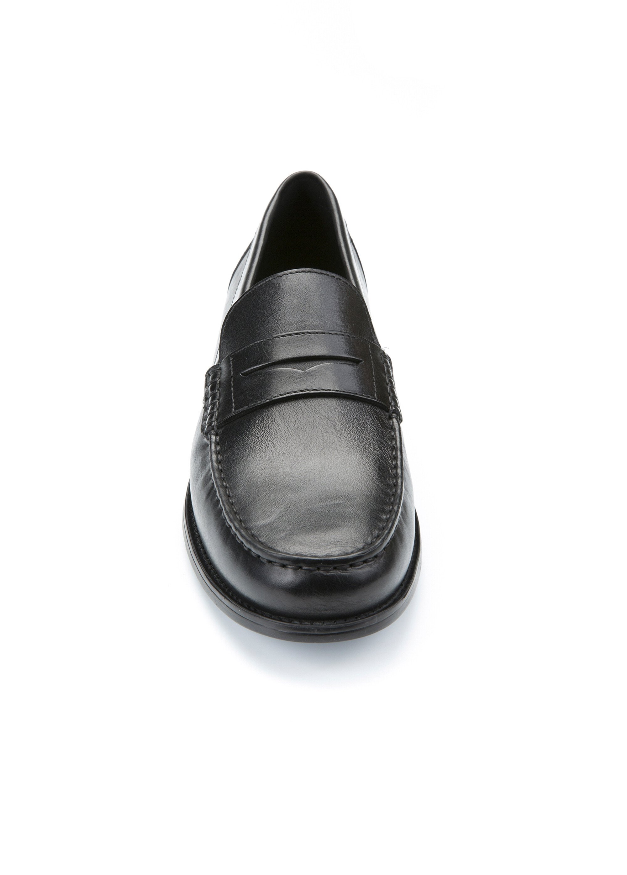 Mocassins classiques en cuir avec patte