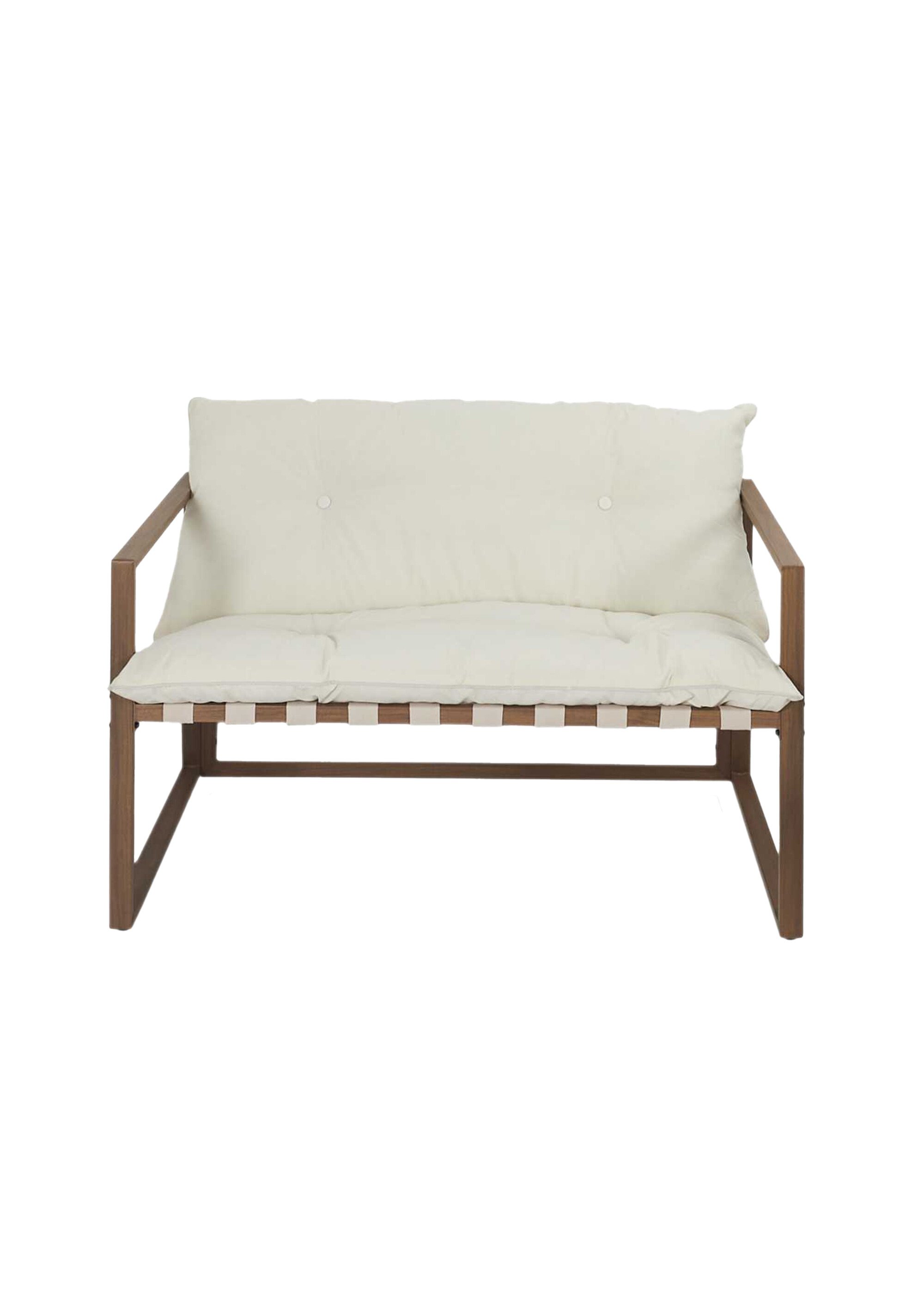 Salon de jardin déperlant 4 pièces métal BEIGE CMP-HDO7312 DE2