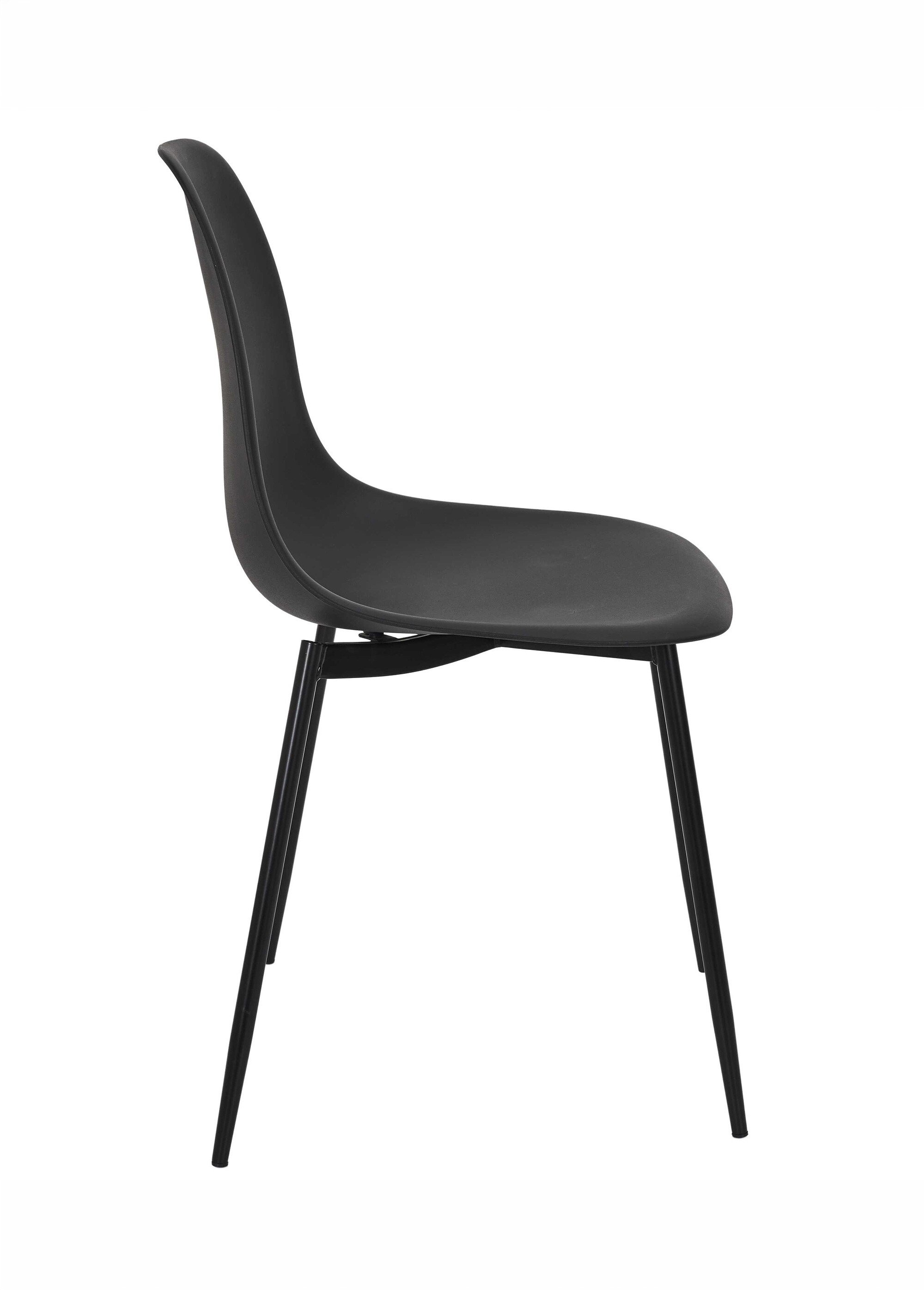 Set 6 Chaises forme coque GUSTAV NOIR CMP-HD0354 DR1