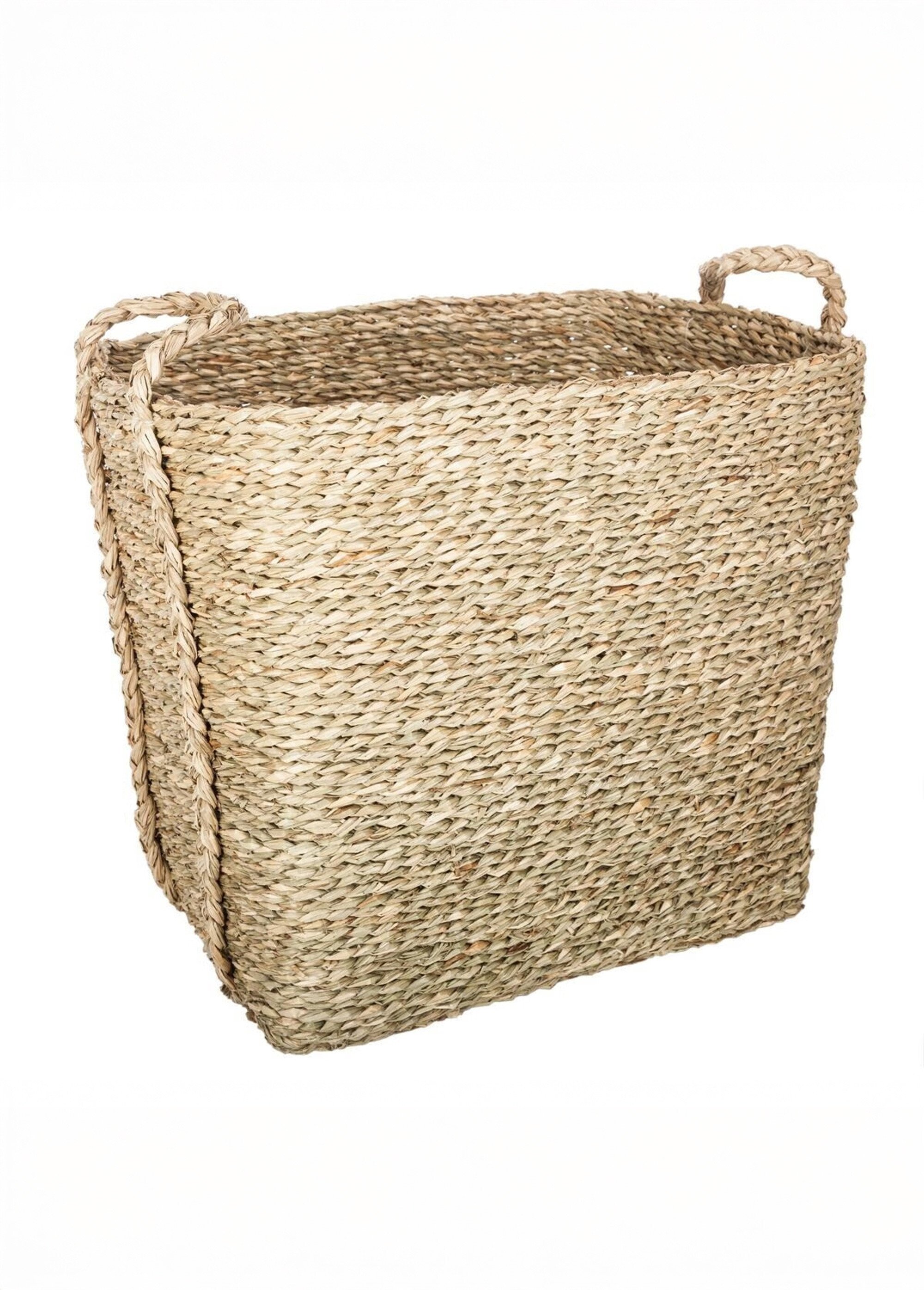 Set de 3 paniers rectangle roseau tressé RECTANGLE JJA-157048 DE2