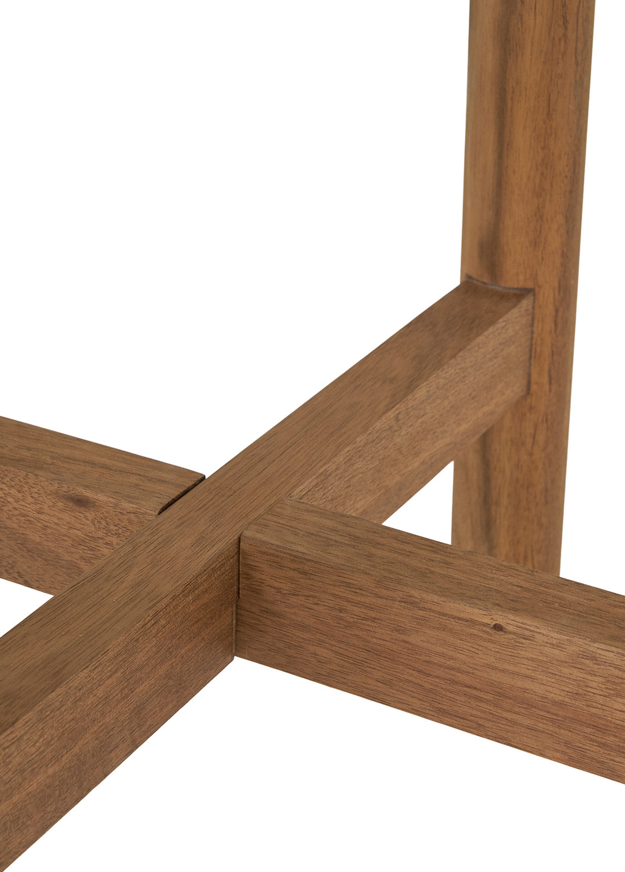 Table d'appoint en acacia et terrazzo BLANC HN-7521000 DE3