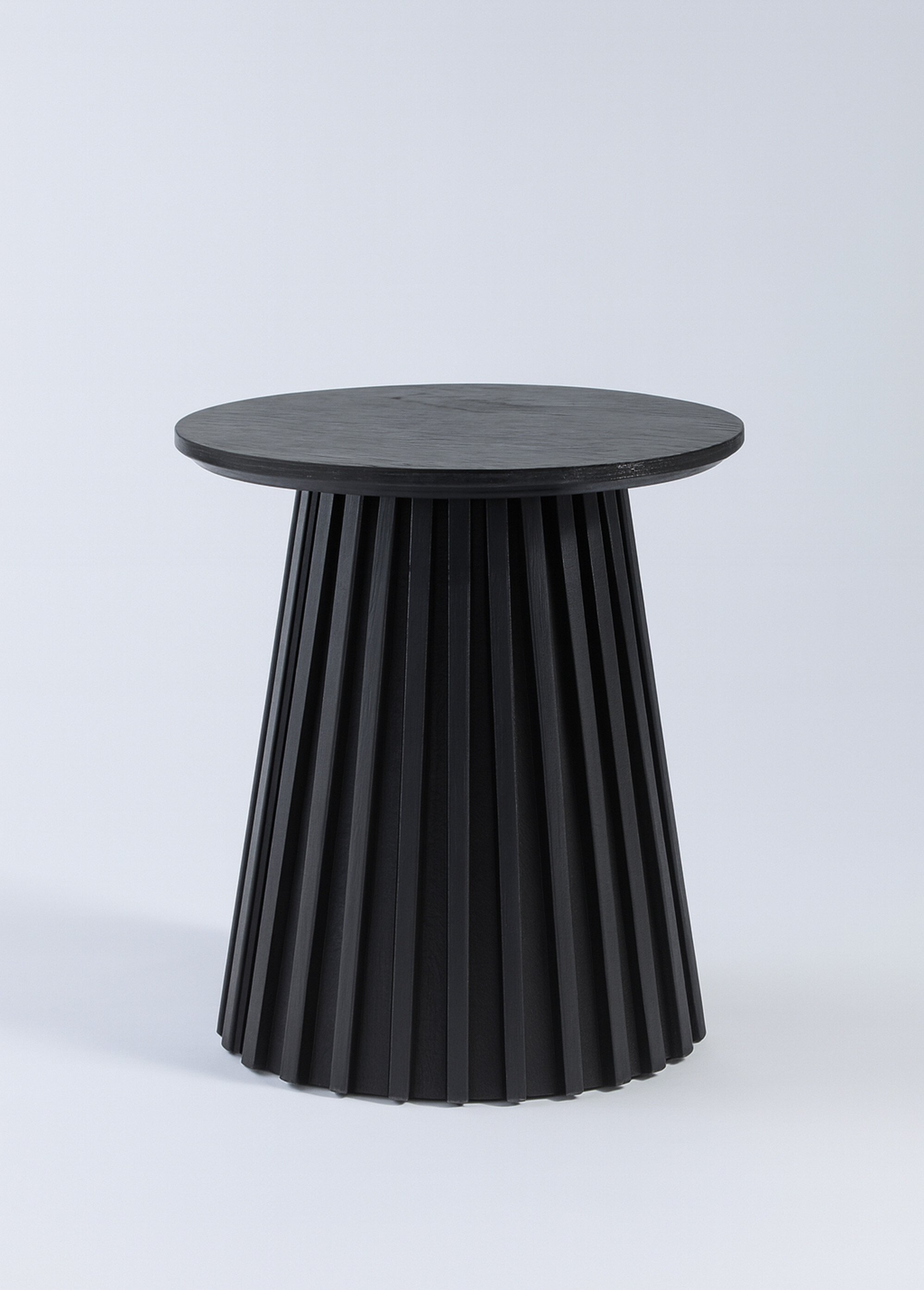 Table d'appoint en chêne plaqué 3N NOIR HN-2102077 FA1