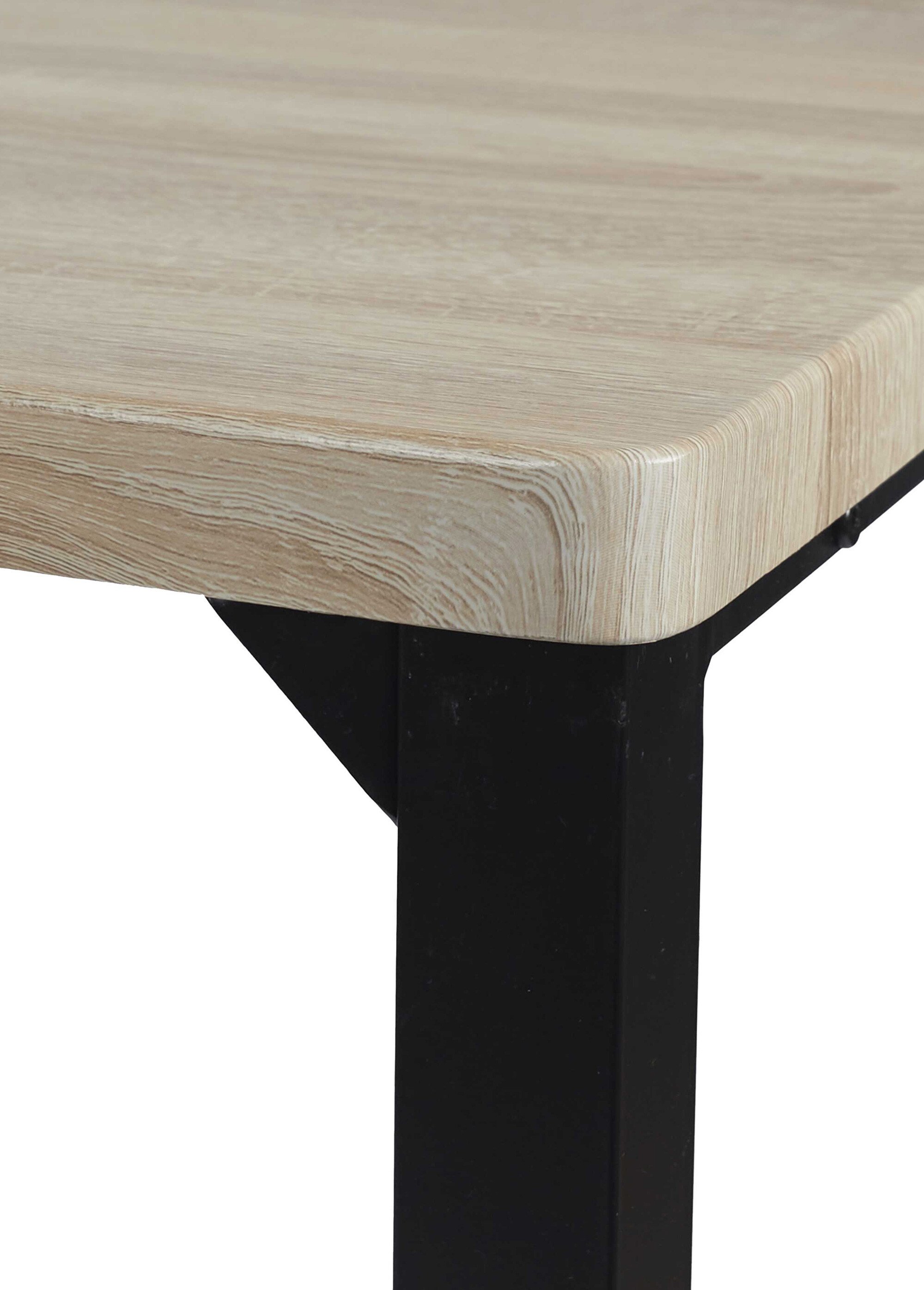 Table mange debout + 4 Tabourets hauts LOKA MARRON CMP-HD0217 DE3