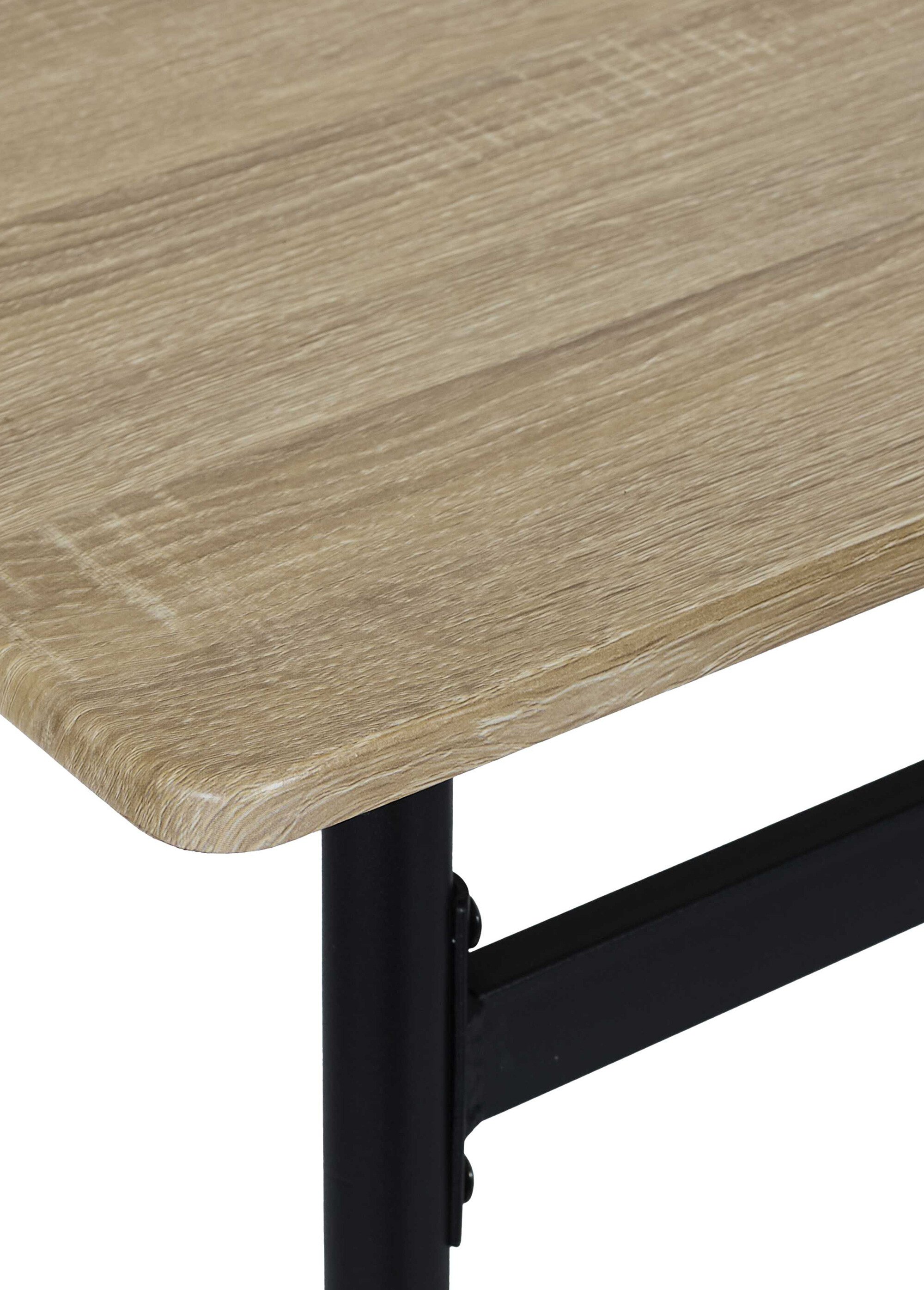 Table mange debout style industriel LOKA MARRON CMP-HD0566 DE2