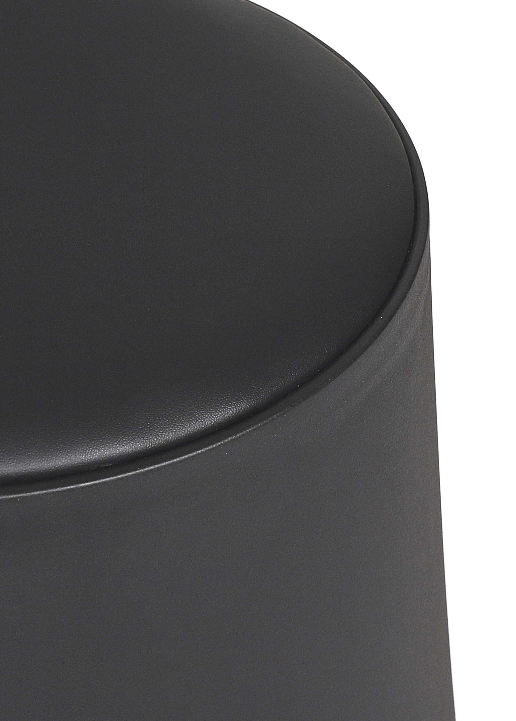 Tabouret d'appoint empilable tendance EVE NOIR CMP-HD0292 DE2