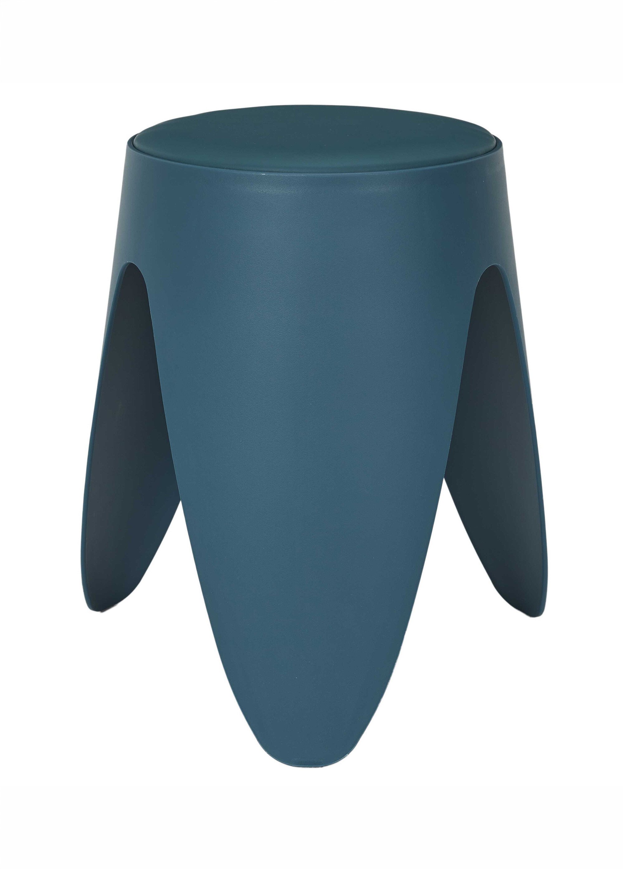 Tabouret d'appoint empilable tendance EVE BLEU CMP-HD0292 DE1