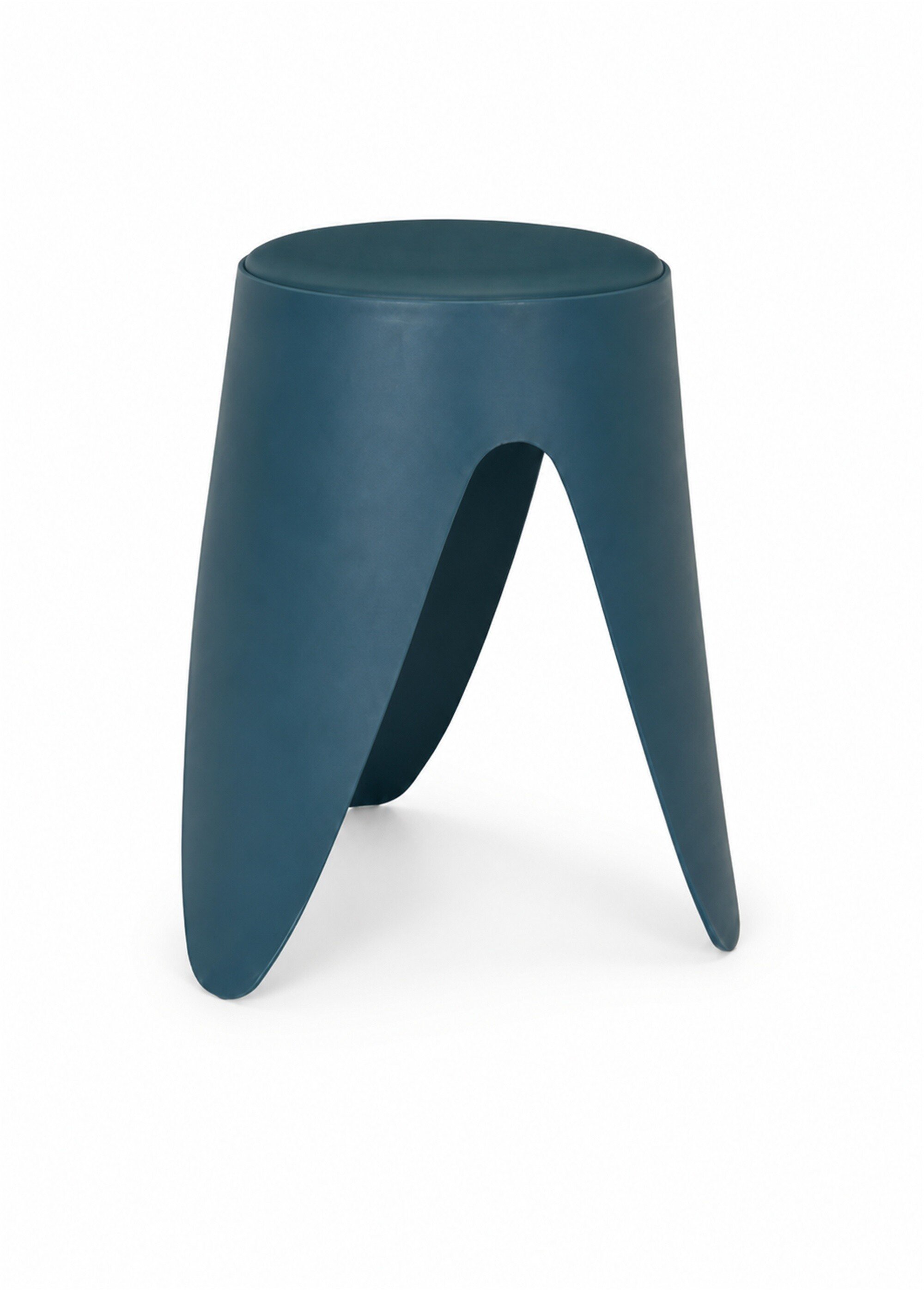 Tabouret d'appoint empilable tendance EVE BLEU CMP-HD0292 FA1