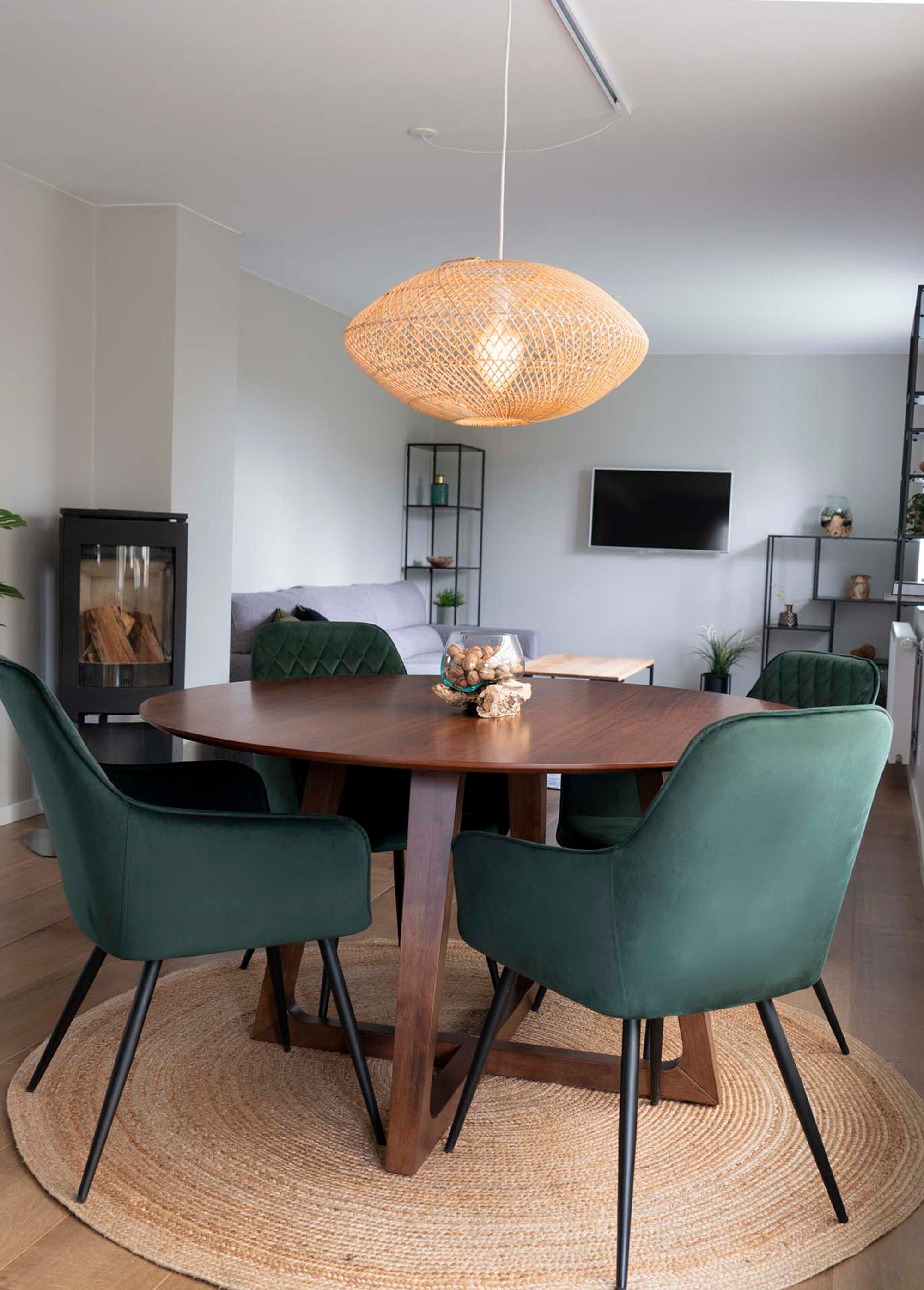 Tapis rond jute tressée, diam. 180cm Beige HN-3981092 SI1