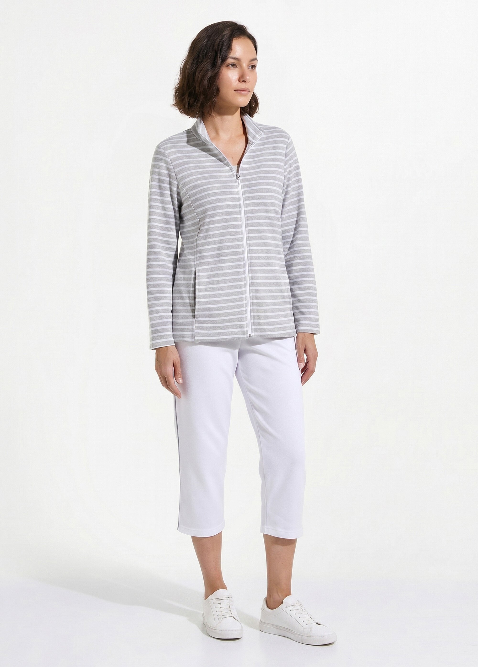 Veste de détente col montant Gris PAOLA SI1