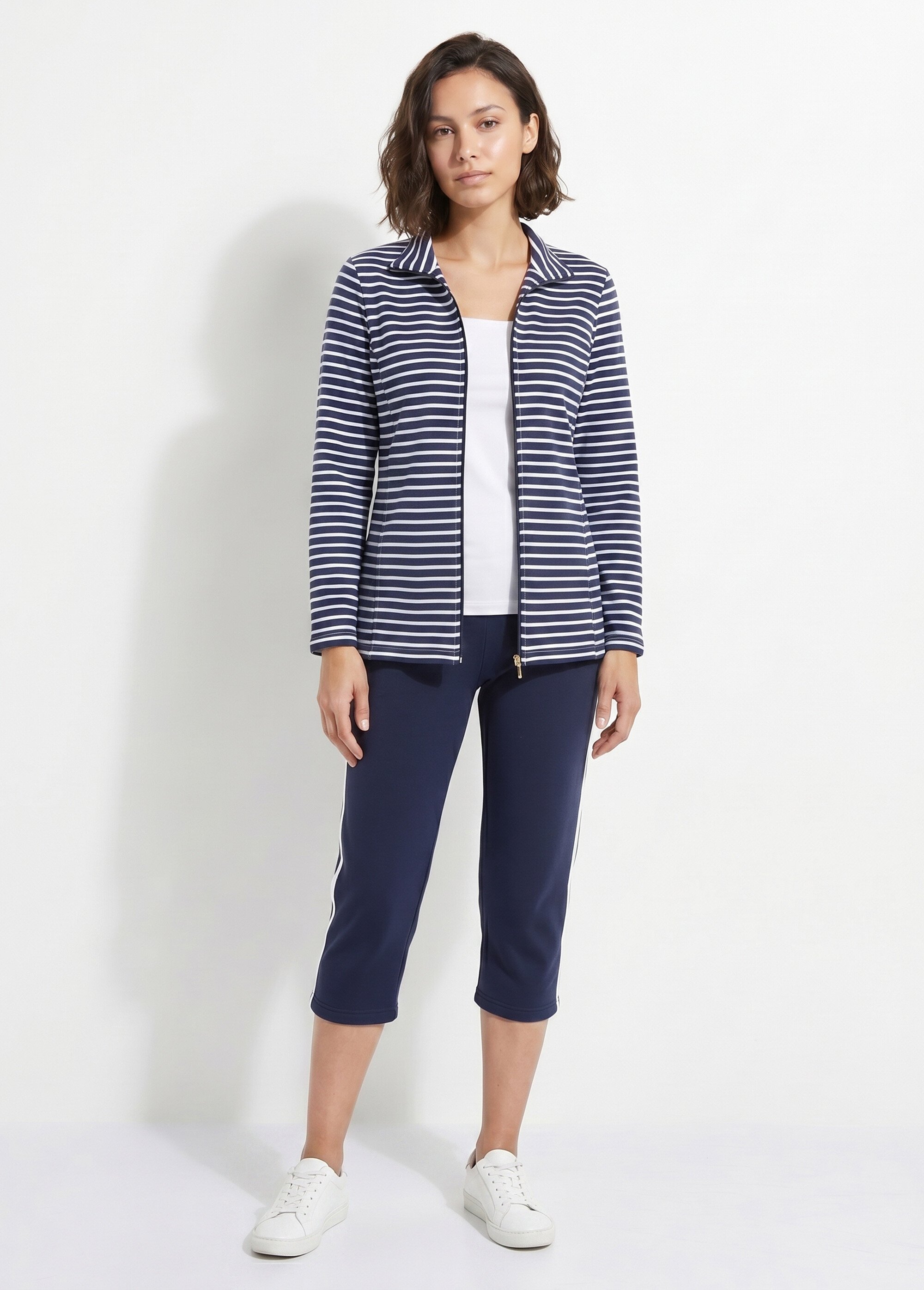 Veste de détente col montant Bleu PAOLA SI1