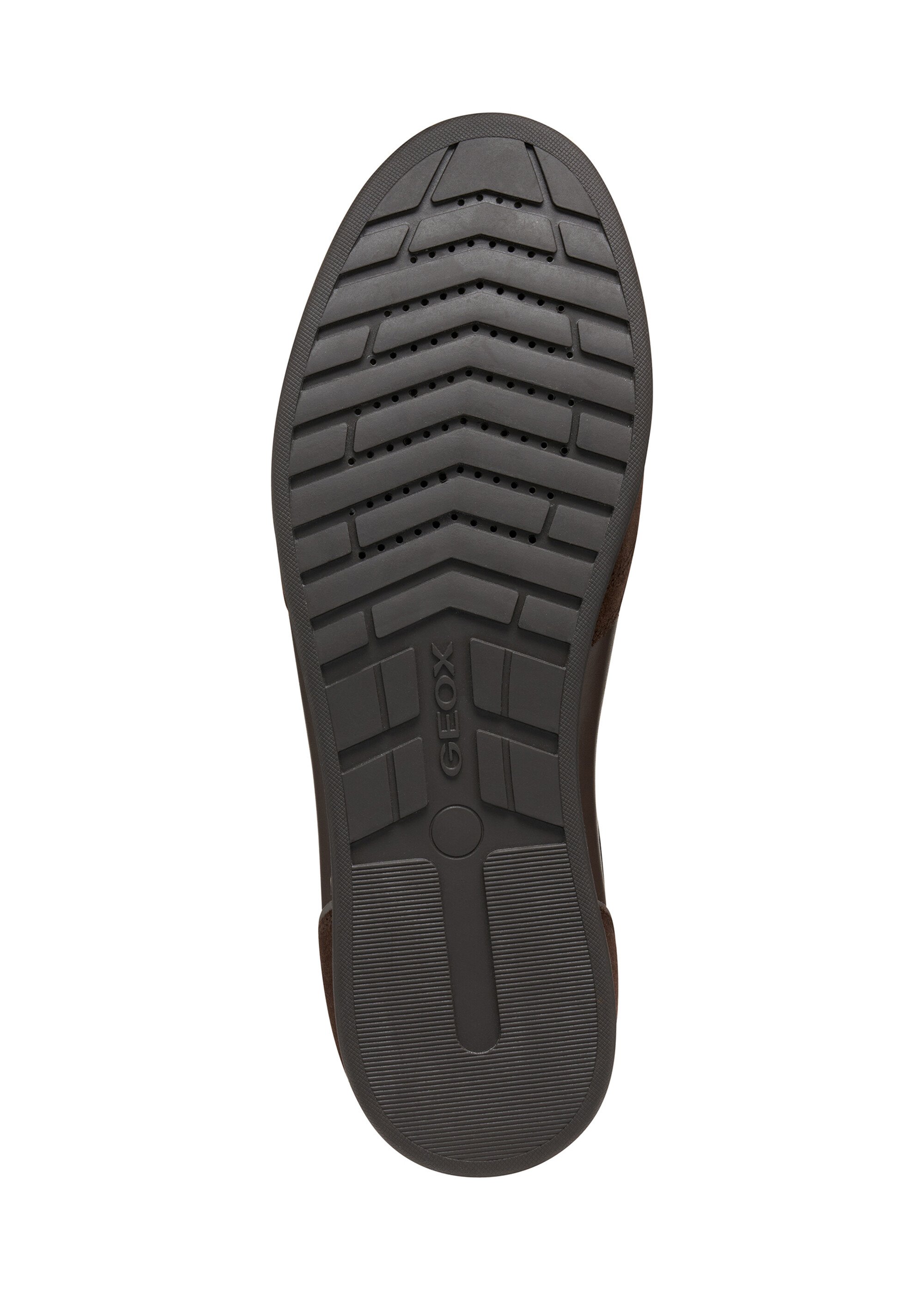 Baskets cuir tendance semelle fine Homme Marron GEO-U564GA UN1