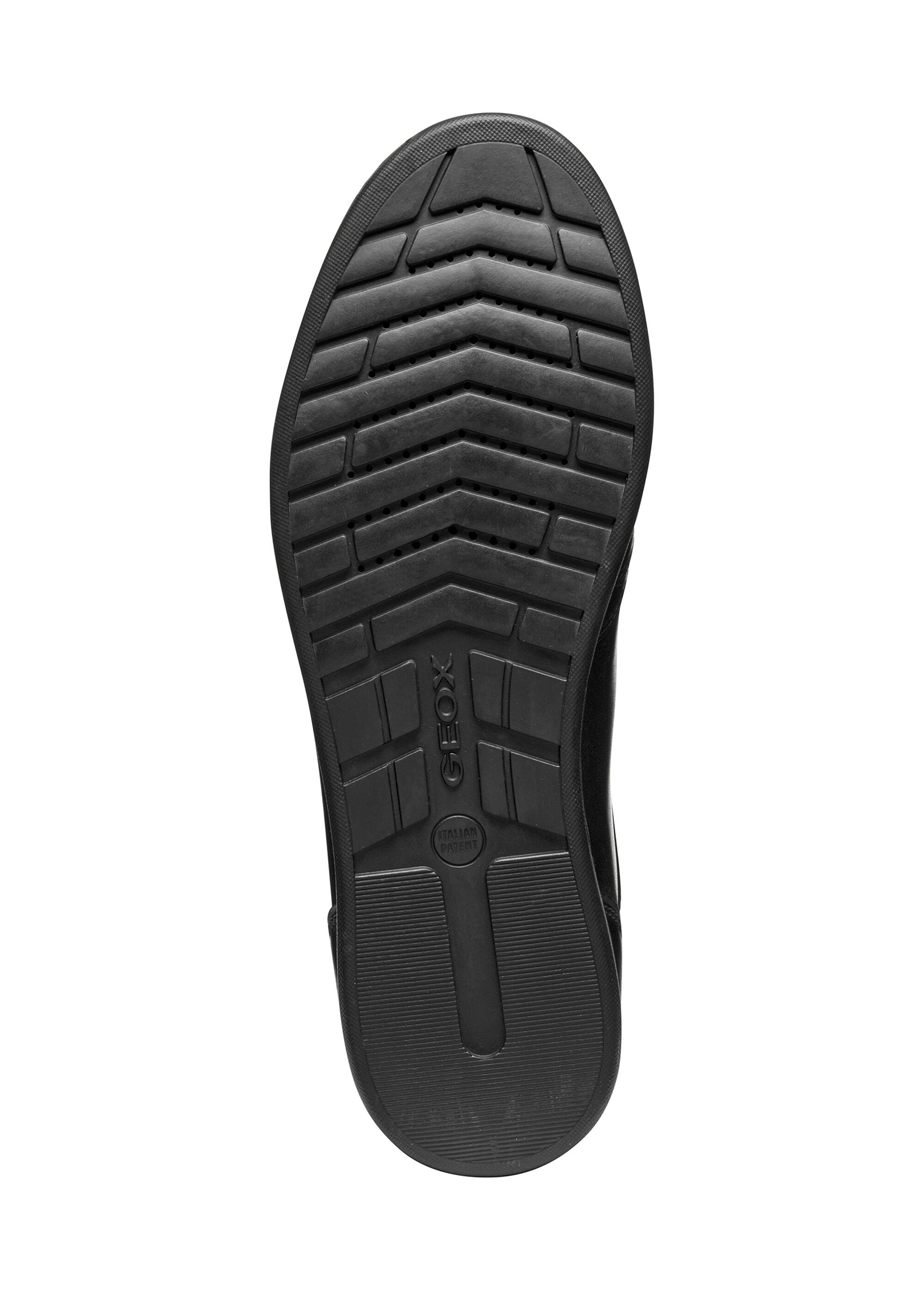 Baskets cuir tendance semelle fine Homme Noir GEO-U564GA UN1
