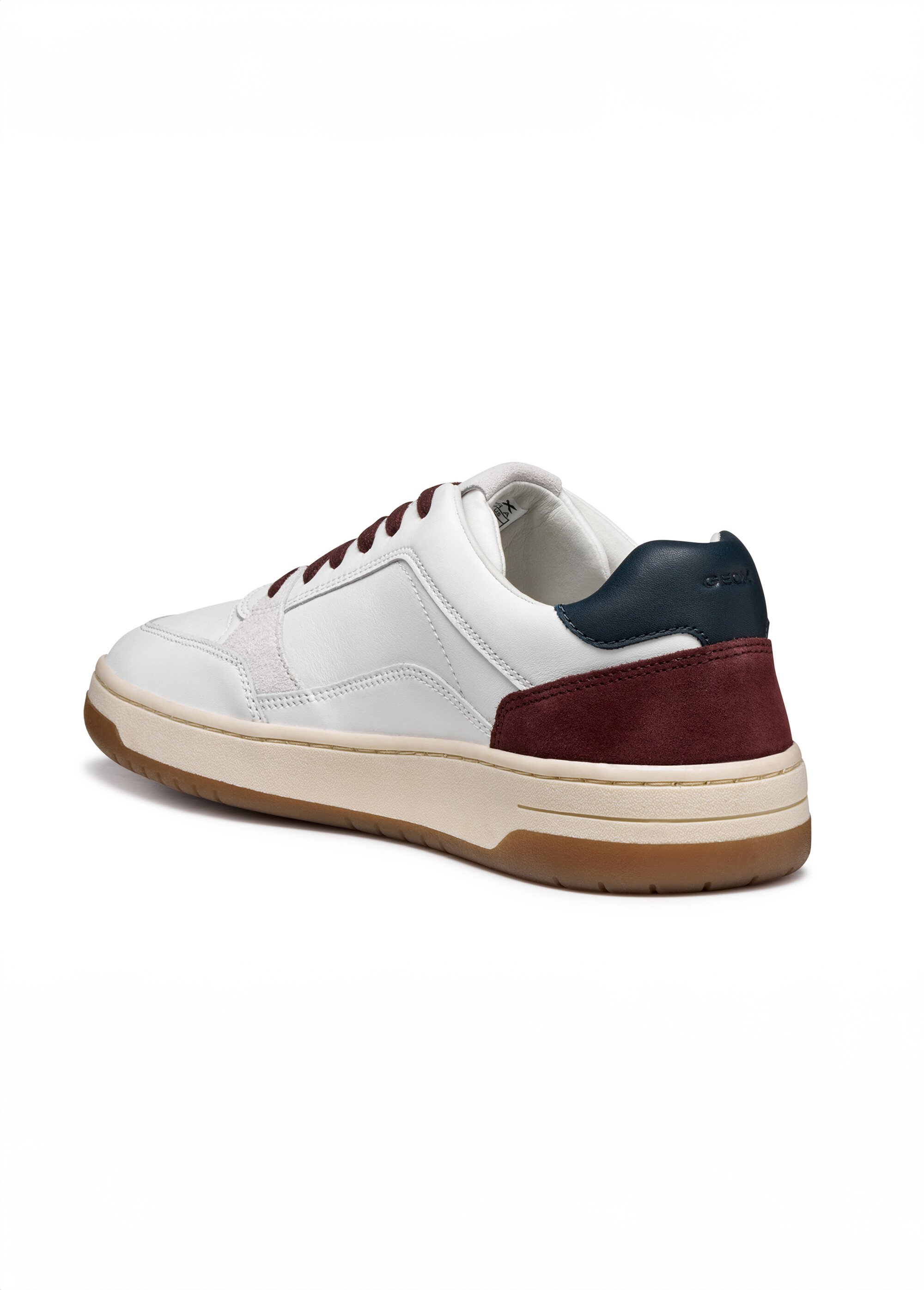 Baskets multicolores cuir lisse et suédé