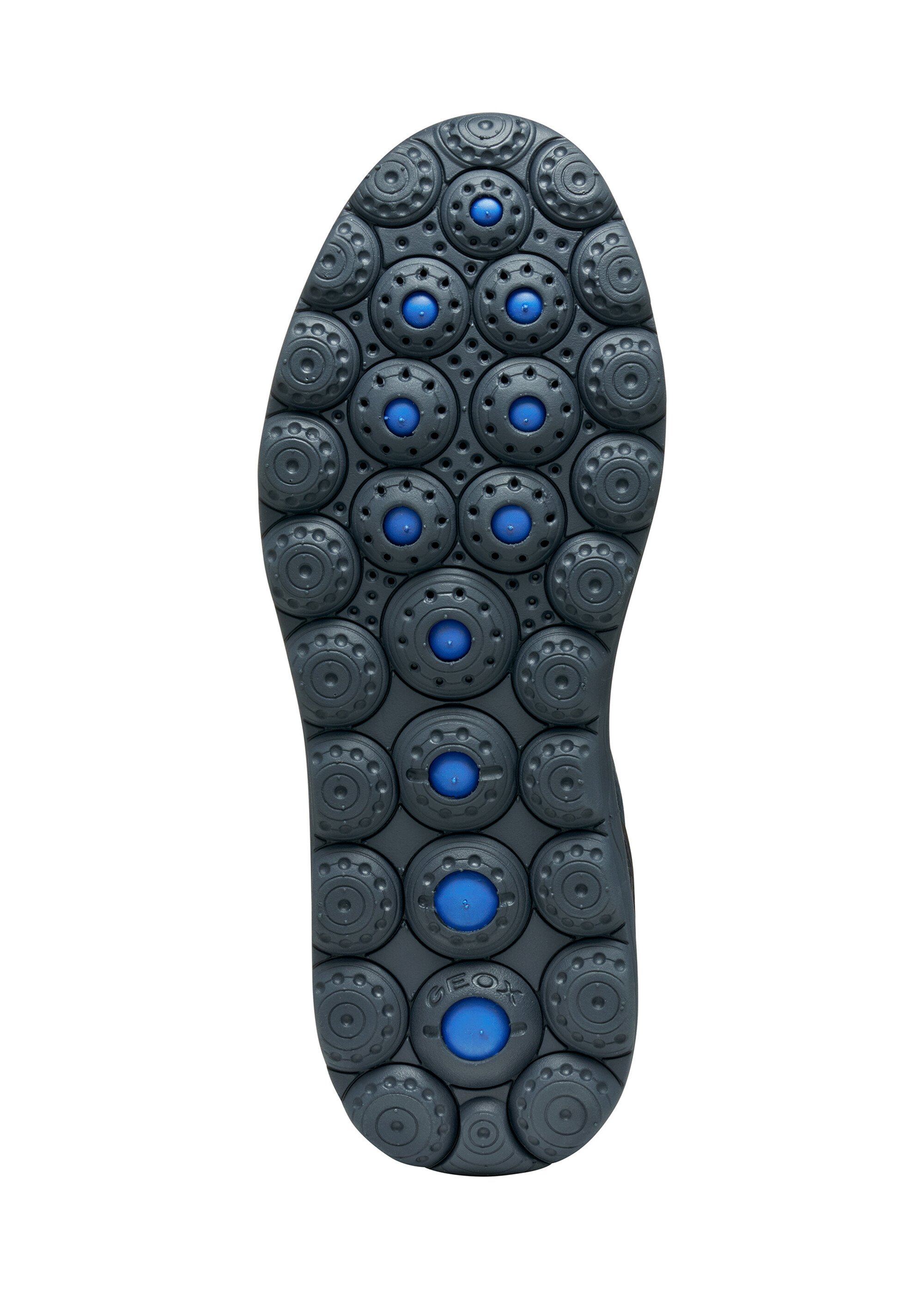Baskets semelle épaisse monochrome Homme Bleu GEO-U56MPA UN1