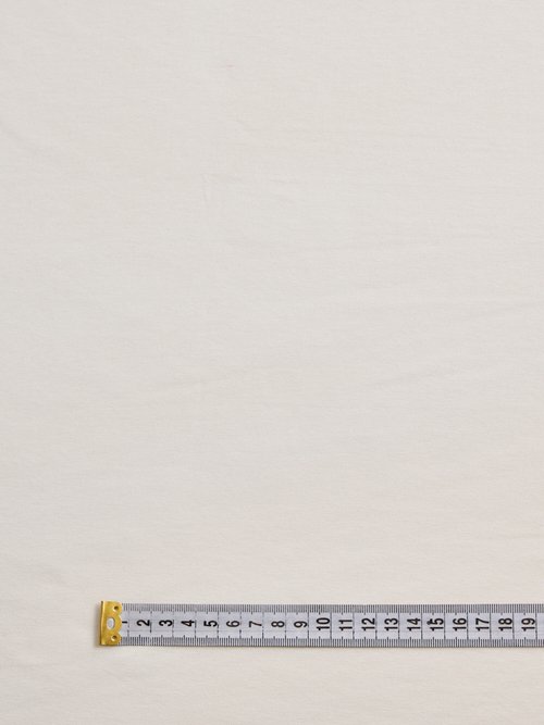 Coupon tissu jersey extensible clair BLANC COT146281 DE1