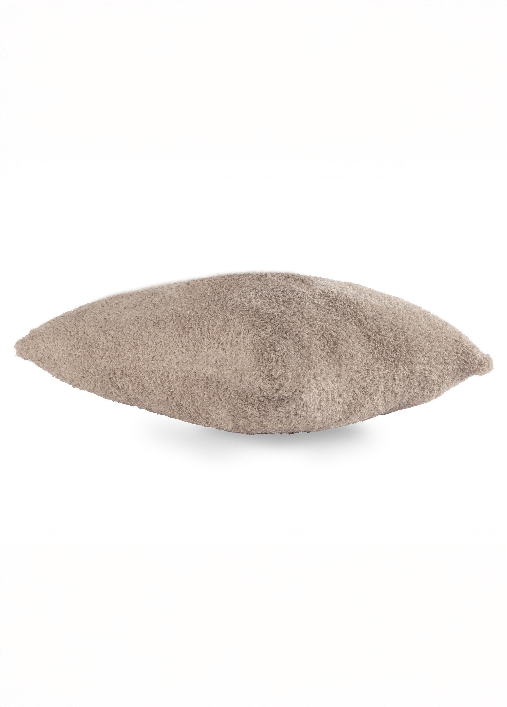 Coussin déco en coral fleece doux