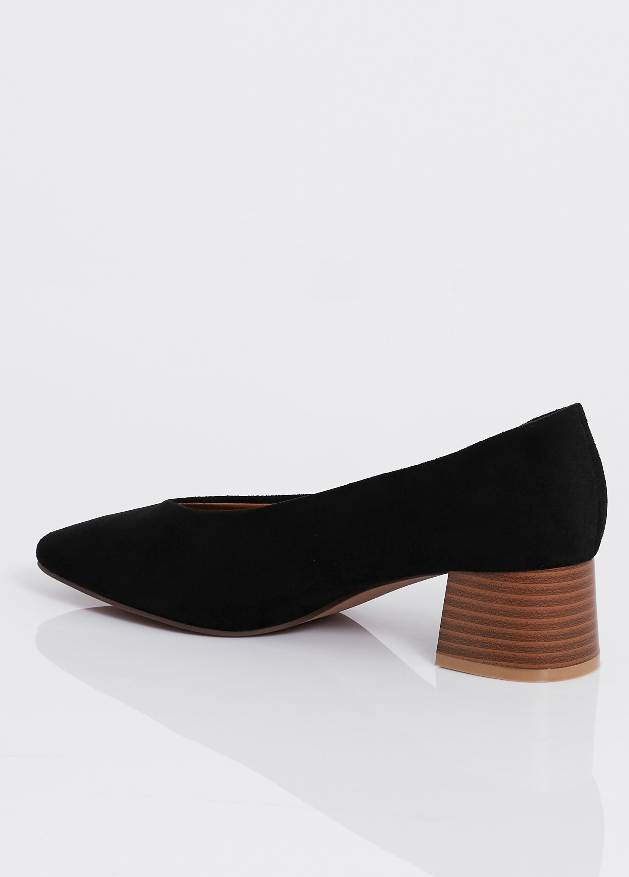 Escarpins fantaisie à talon, bout carré Femme Noir BELD-091 DO1