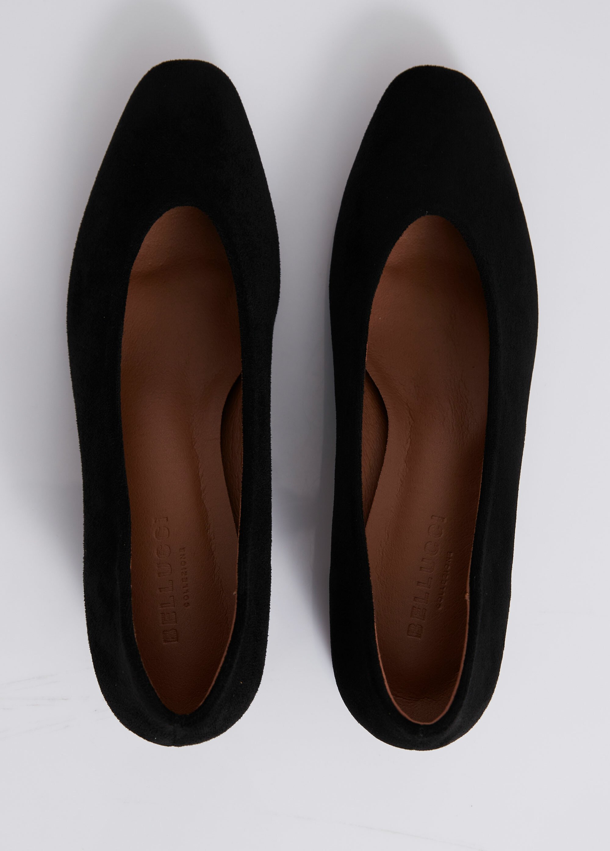 Escarpins fantaisie à talon, bout carré Femme Noir BELD-091 OV1