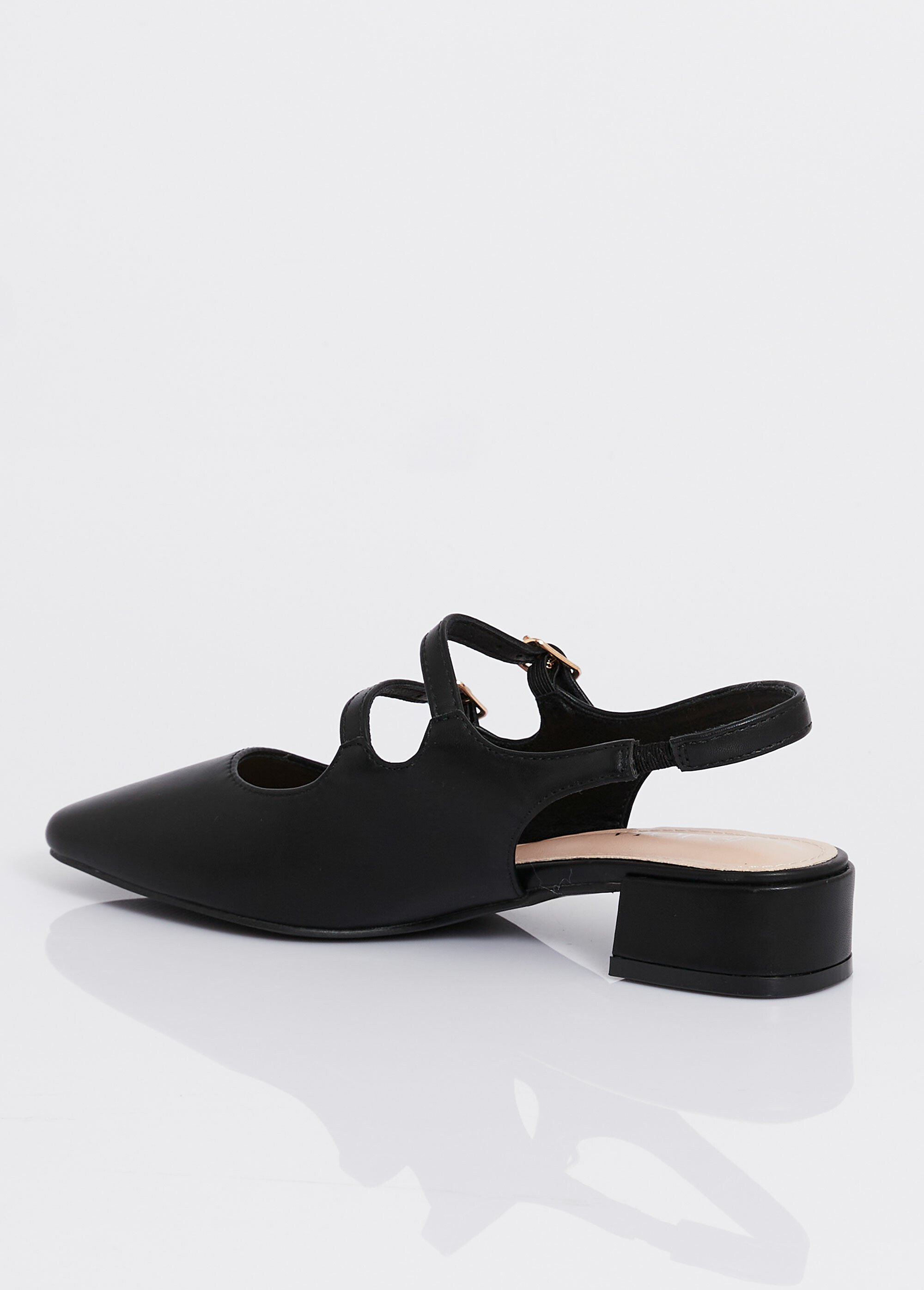 Escarpins slingback avec brides fines