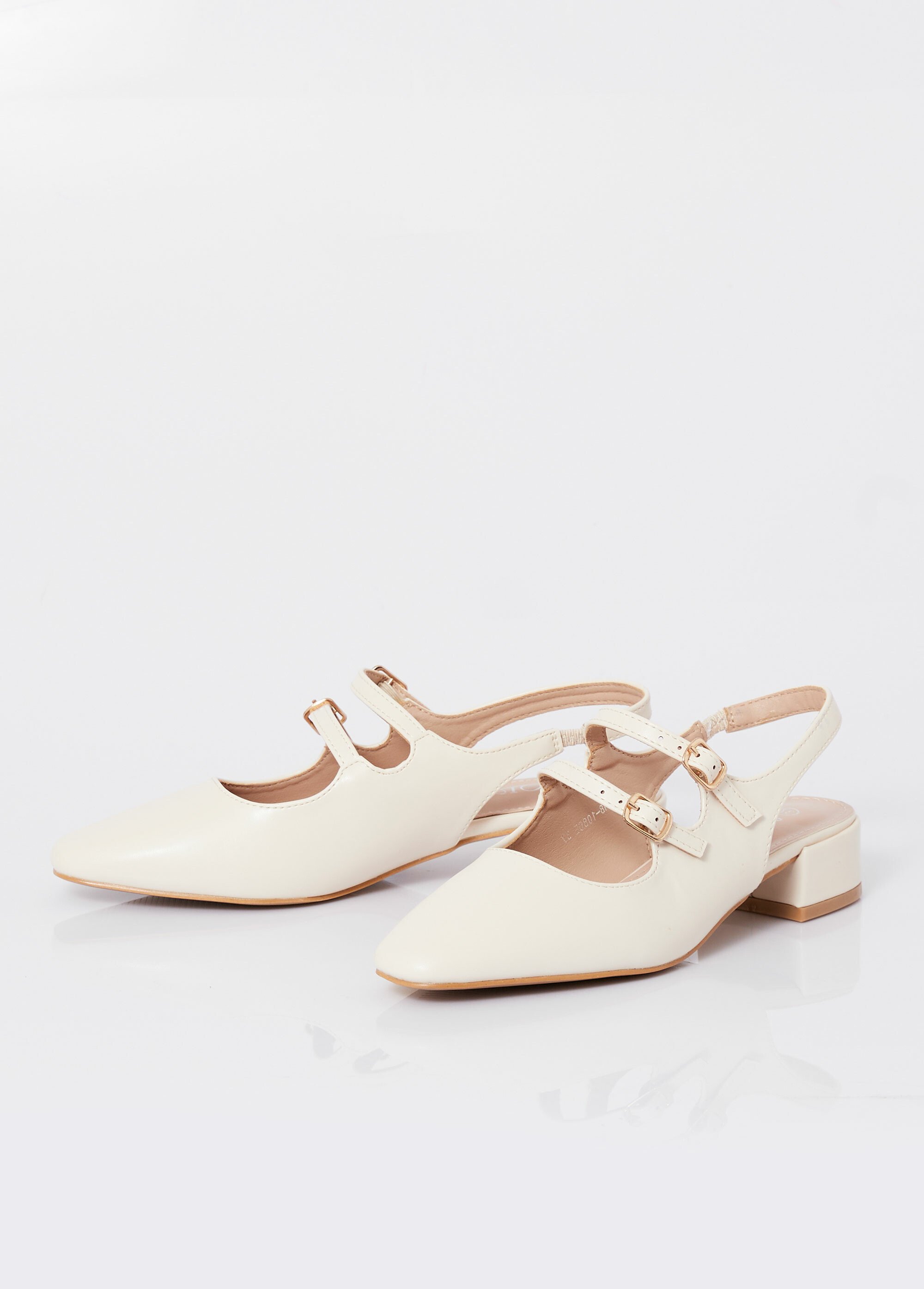 Escarpins slingback avec brides fines